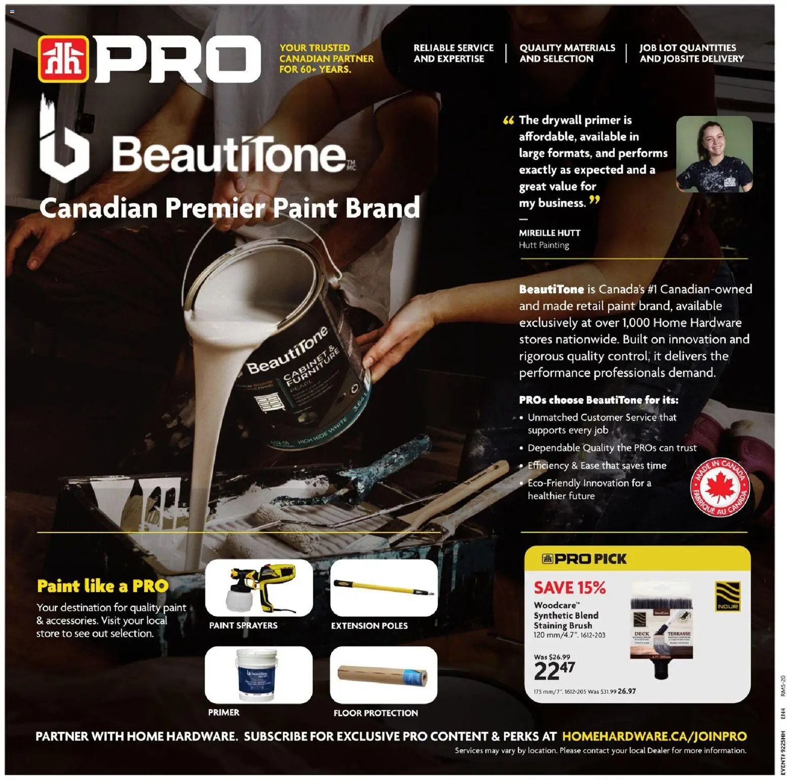 Home Hardware weekly flyer / circulaire