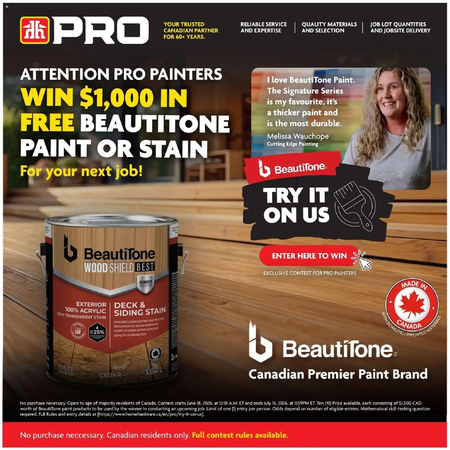 Home Hardware weekly flyer / circulaire