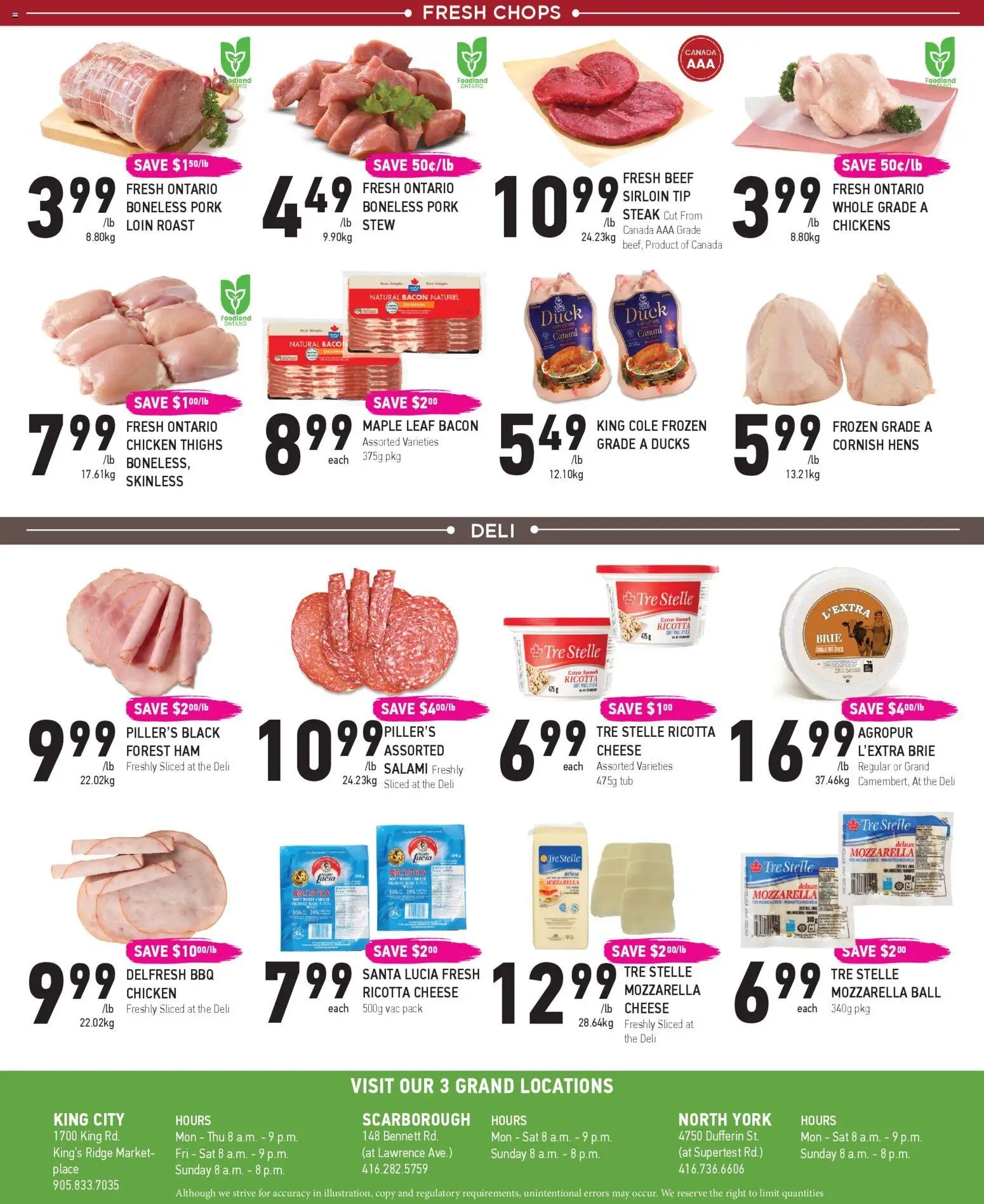 Coppas Fresh Market weekly flyer / circulaire