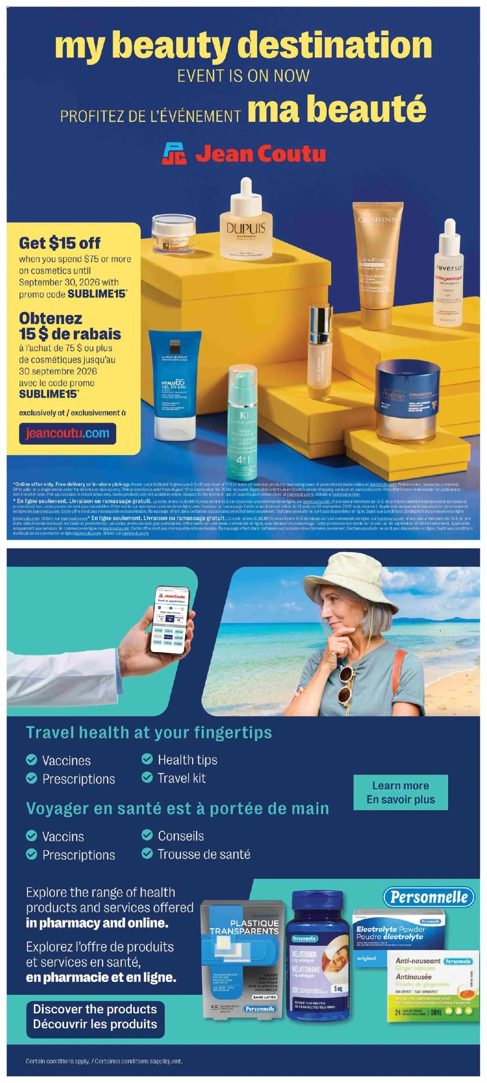 Jean Coutu weekly flyer