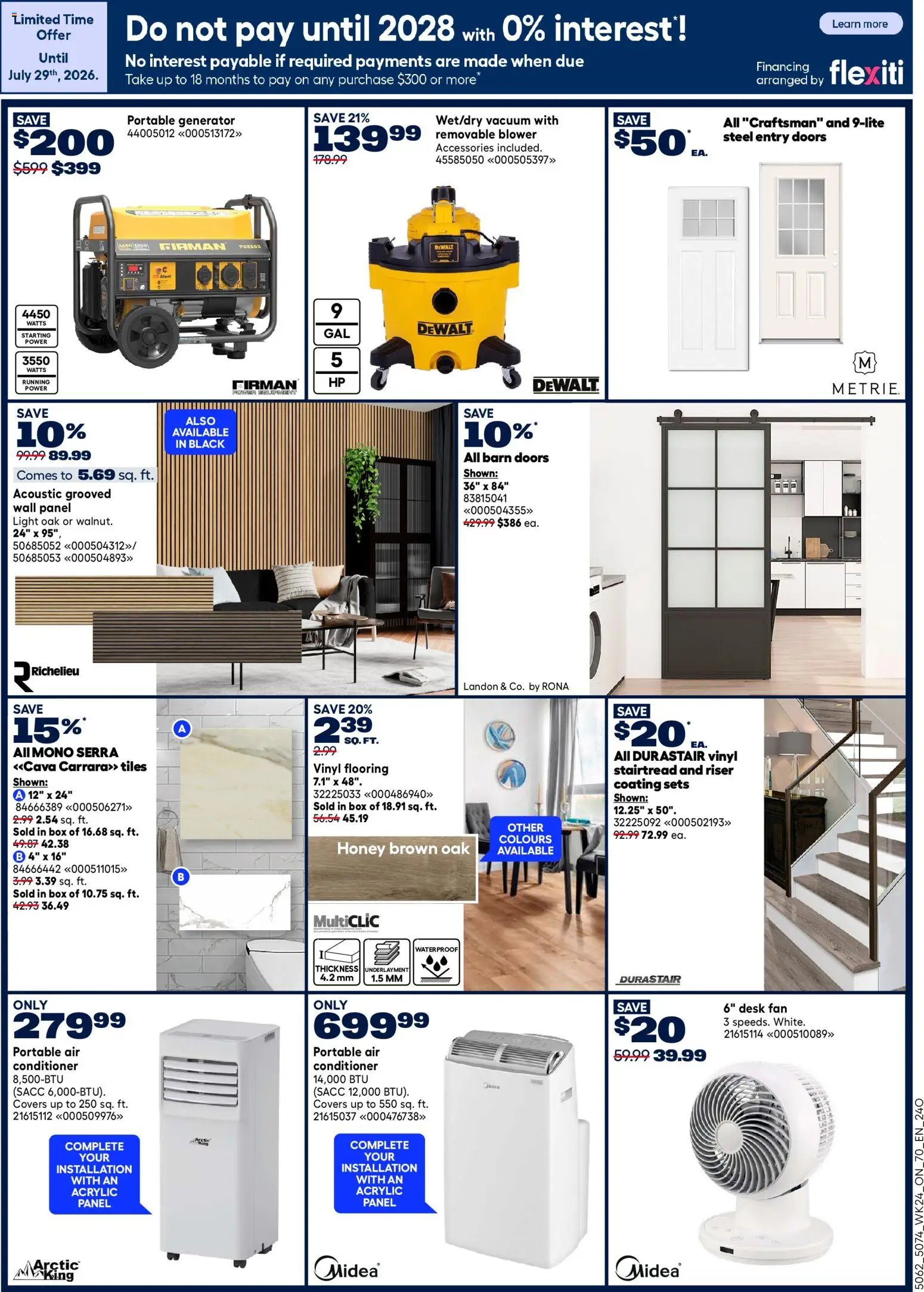 Rona weekly flyer