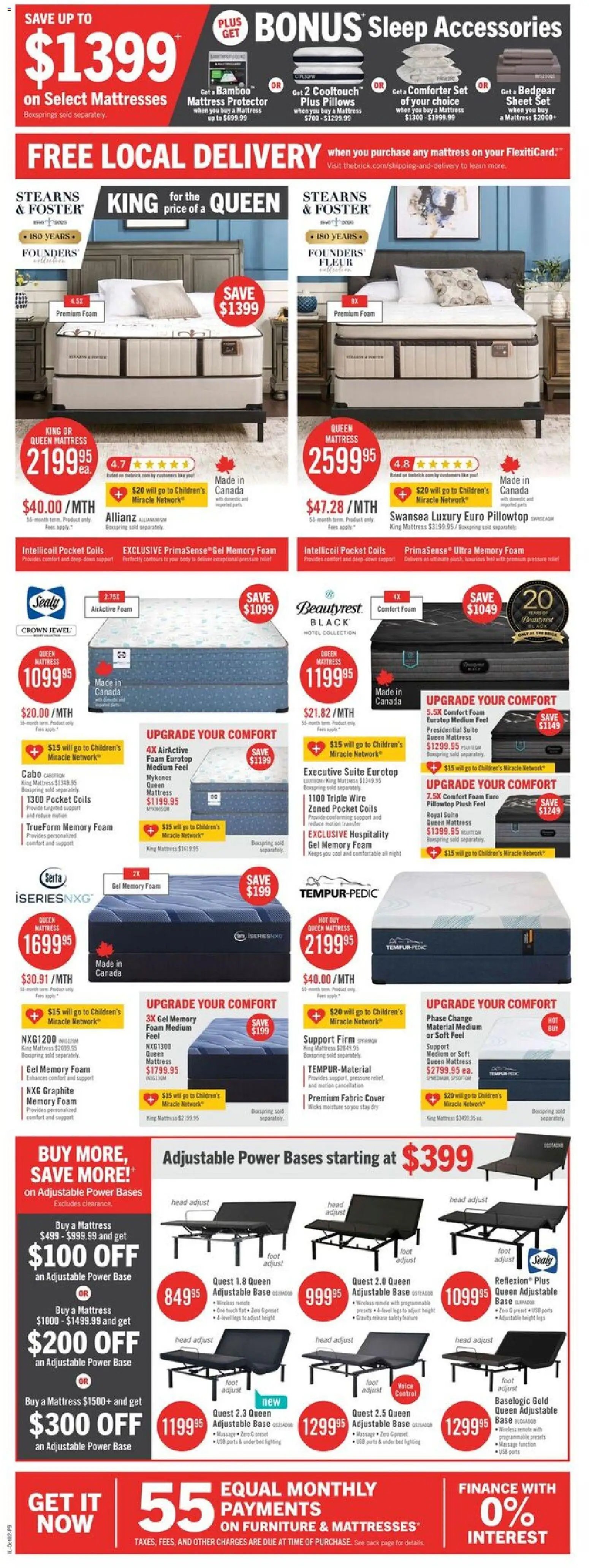 The Brick weekly flyer / circulaire
