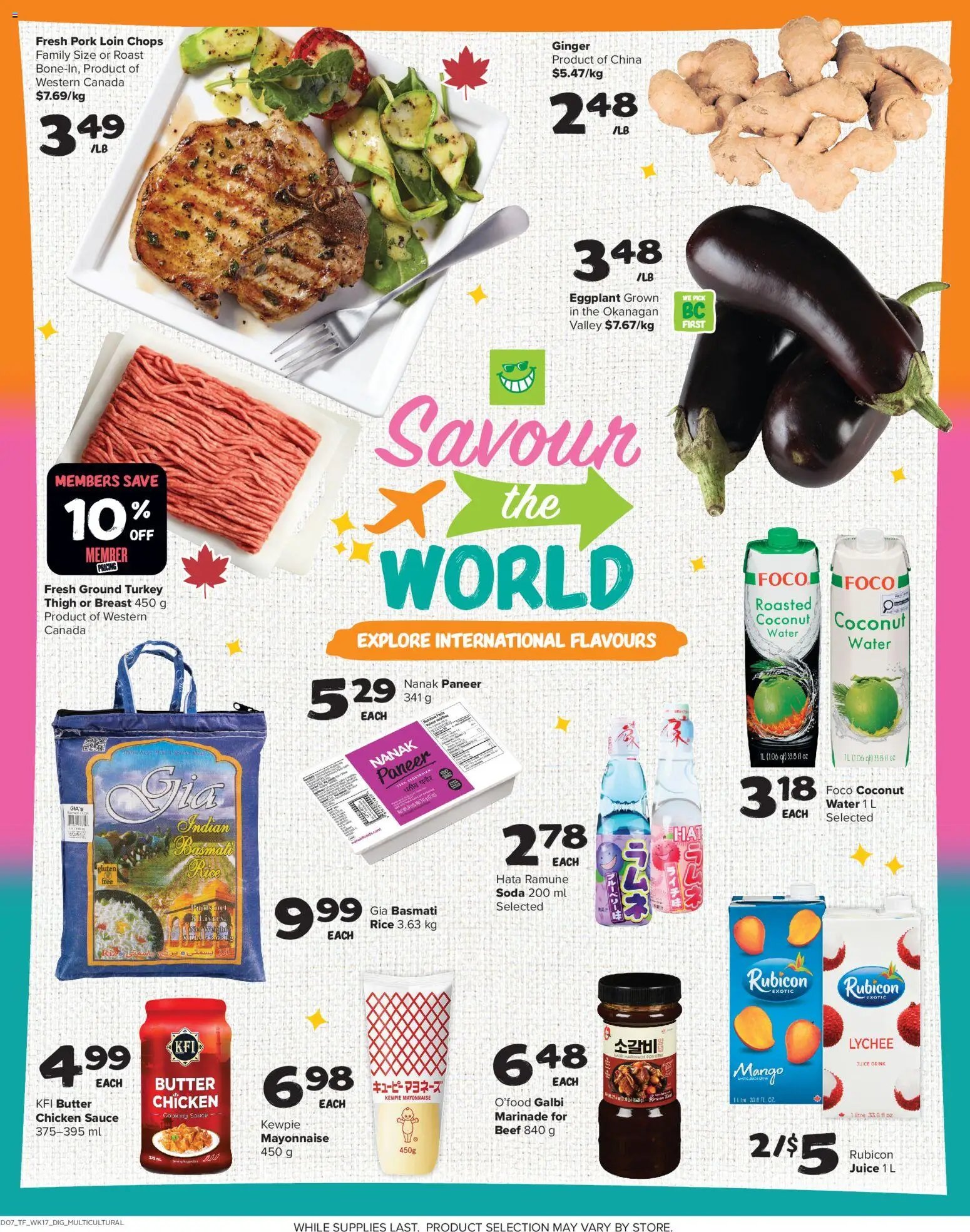 Thrifty Foods weekly flyer / circulaire