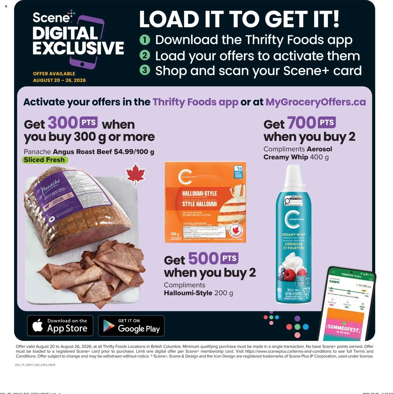 Thrifty Foods weekly flyer / circulaire