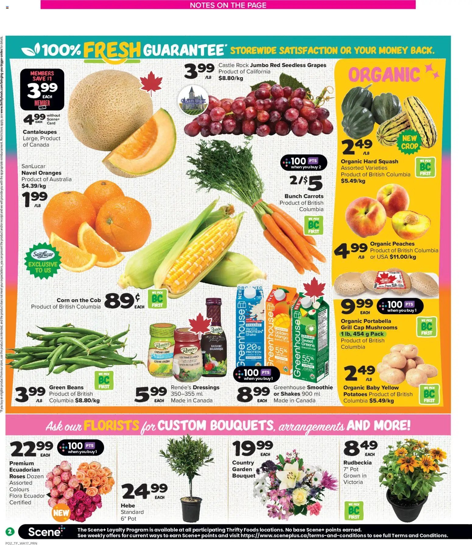 Thrifty Foods weekly flyer / circulaire