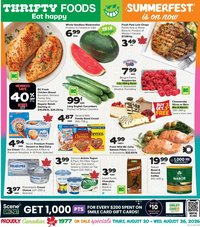 Thrifty Foods weekly flyer / circulaire