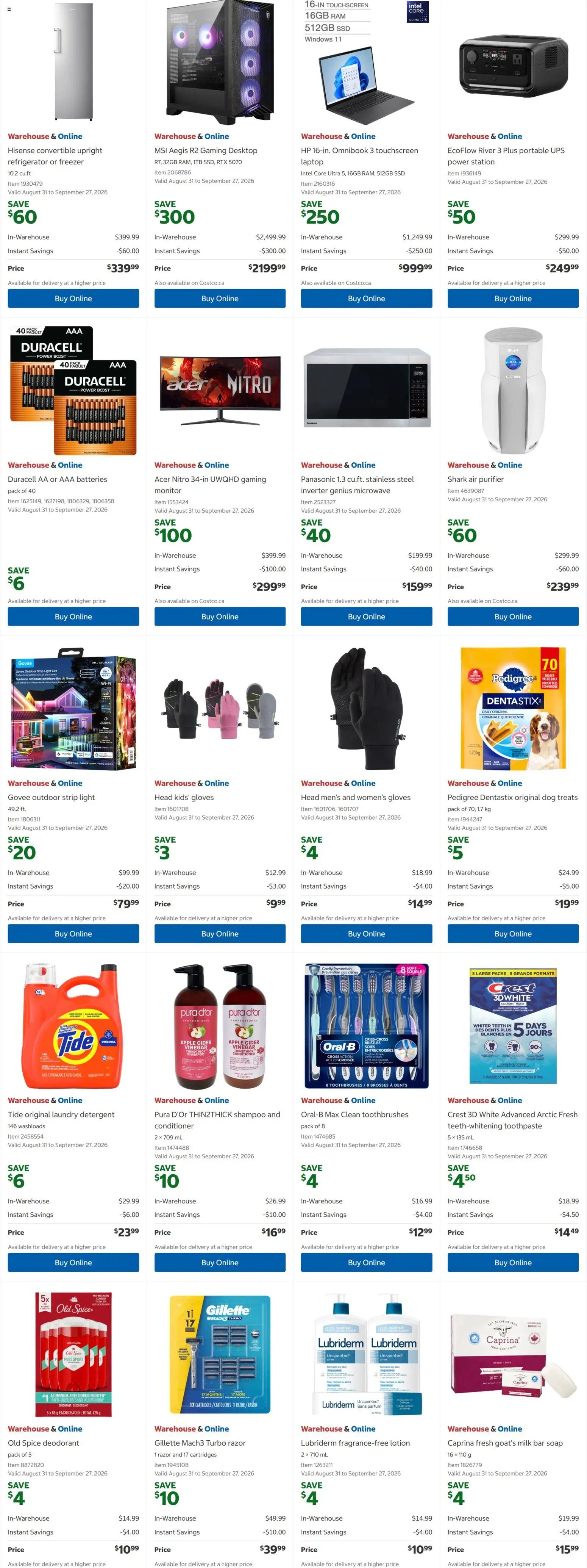 Costco weekly flyer