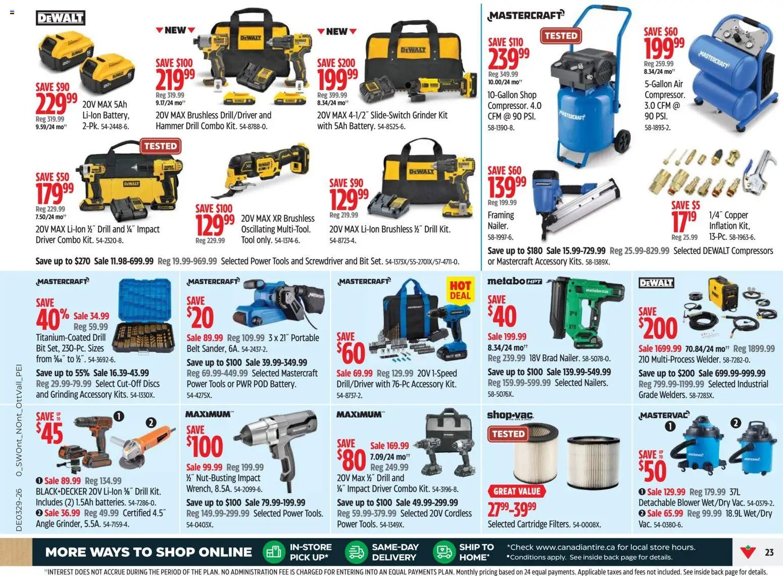 Canadian Tire weekly flyer