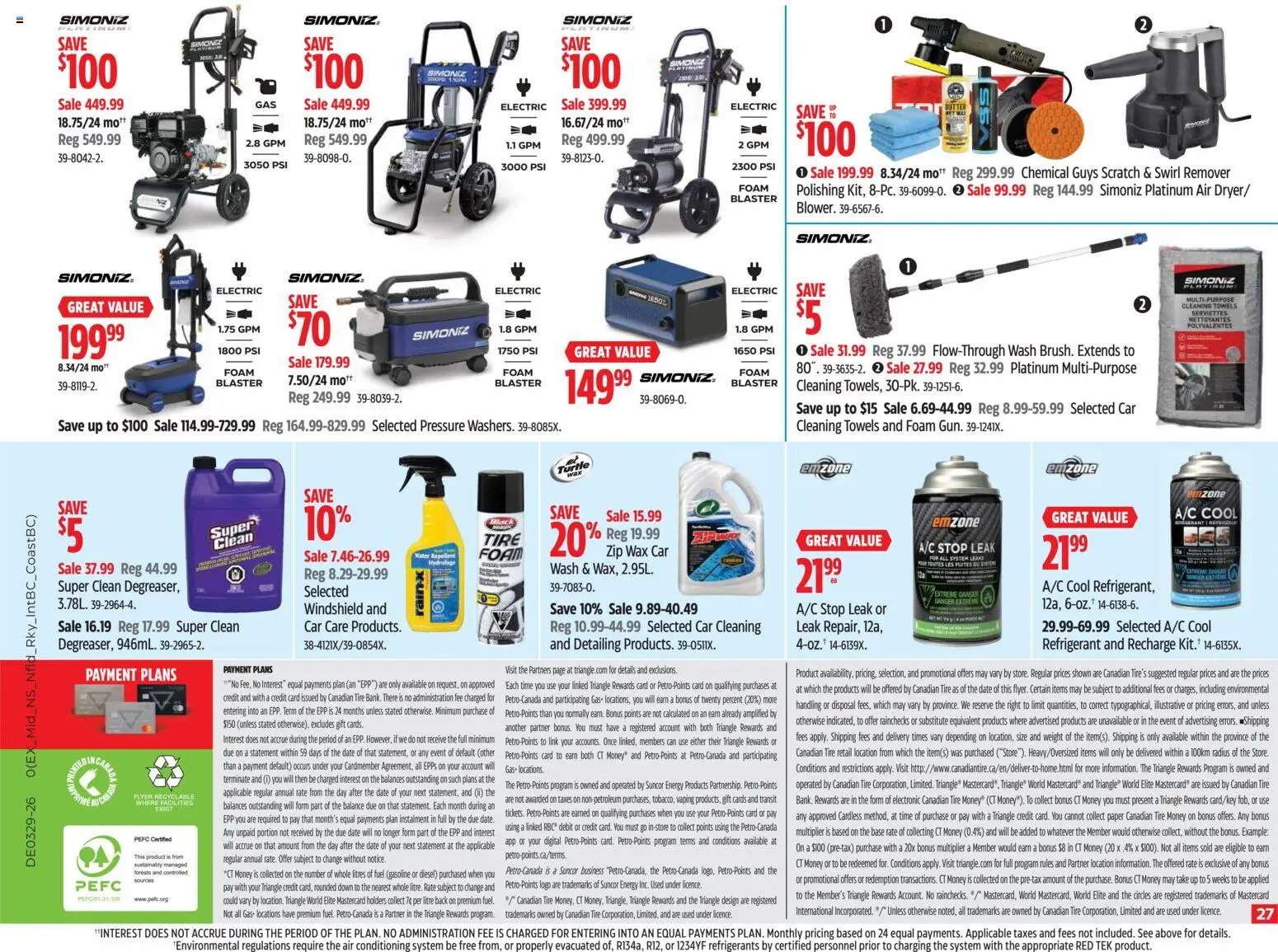 Canadian Tire weekly flyer