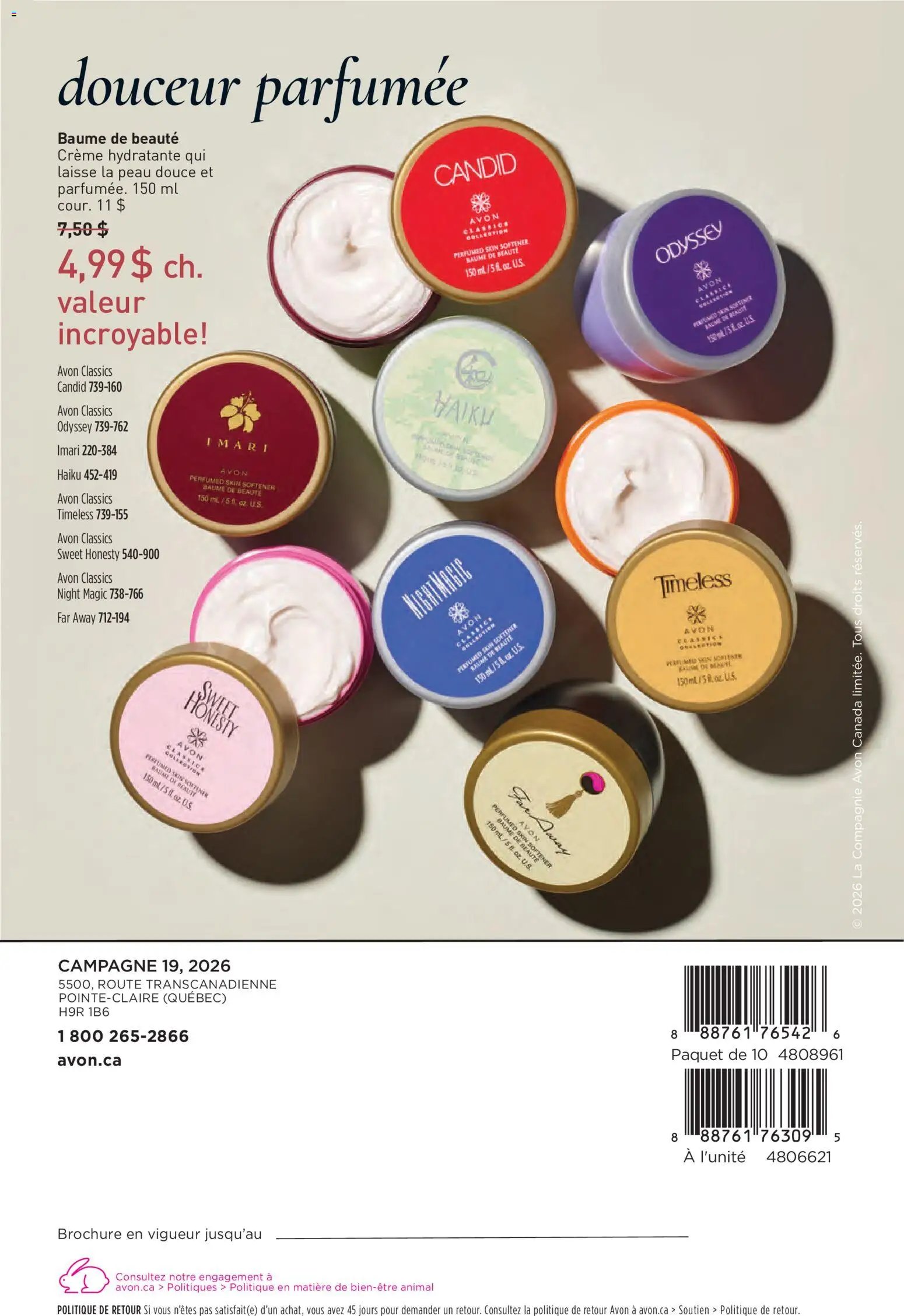Avon Brochure Campagne