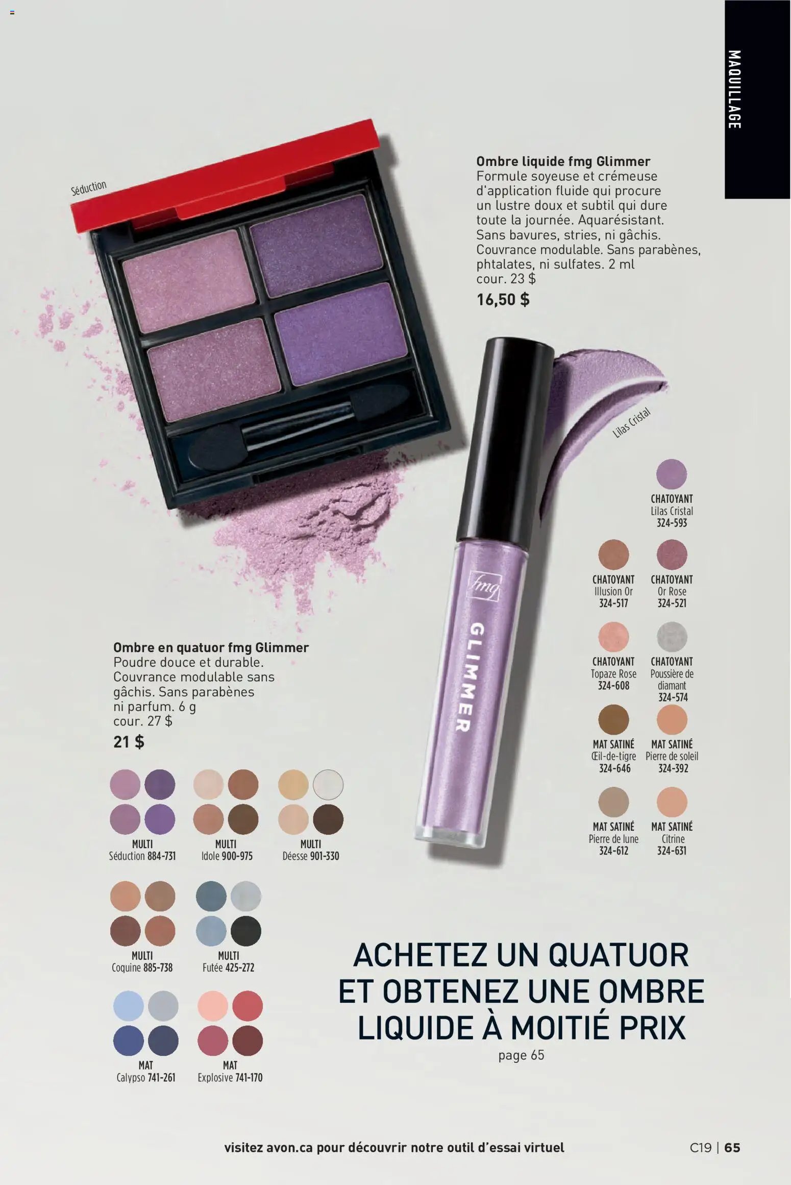 Avon Brochure Campagne