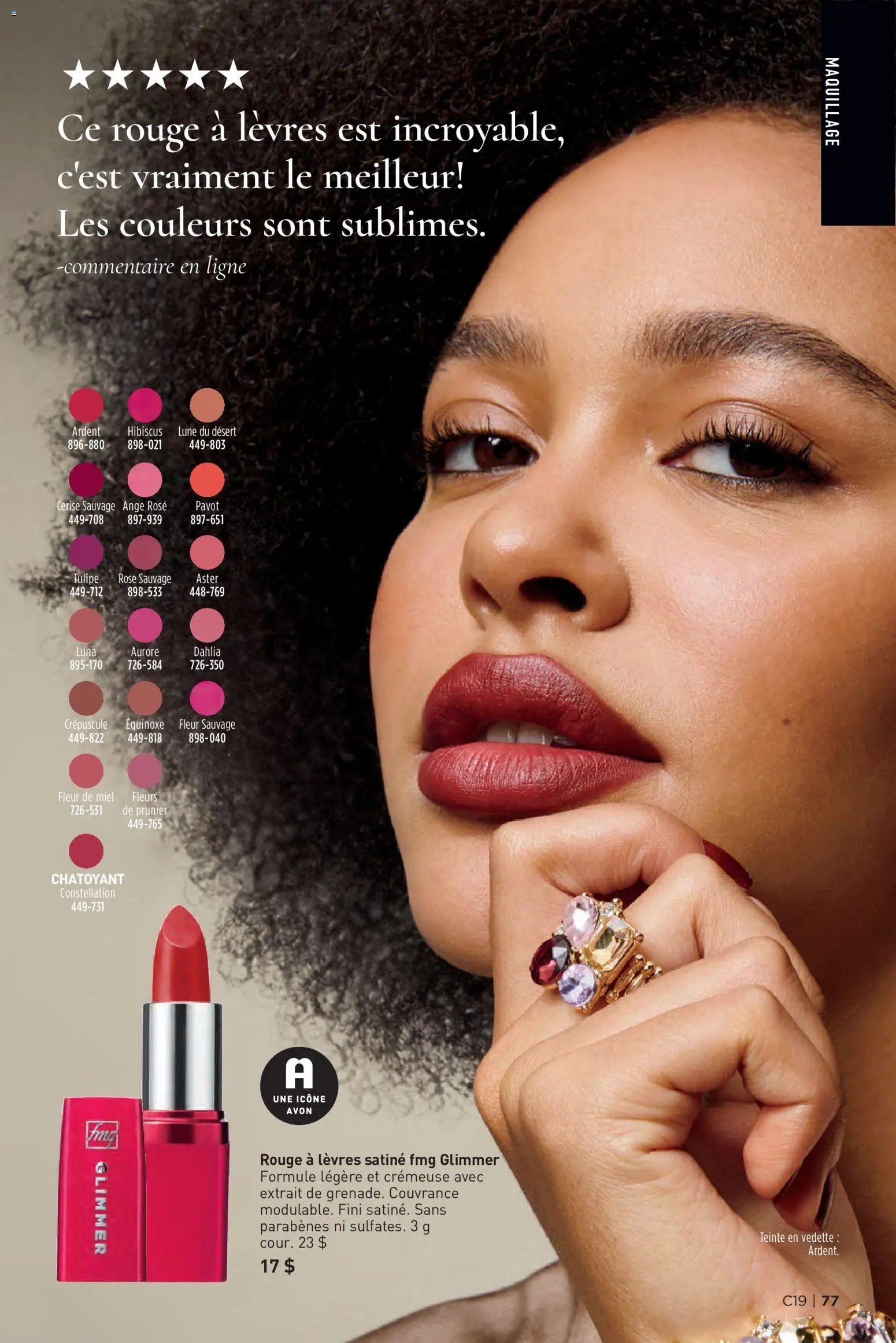 Avon Brochure Campagne