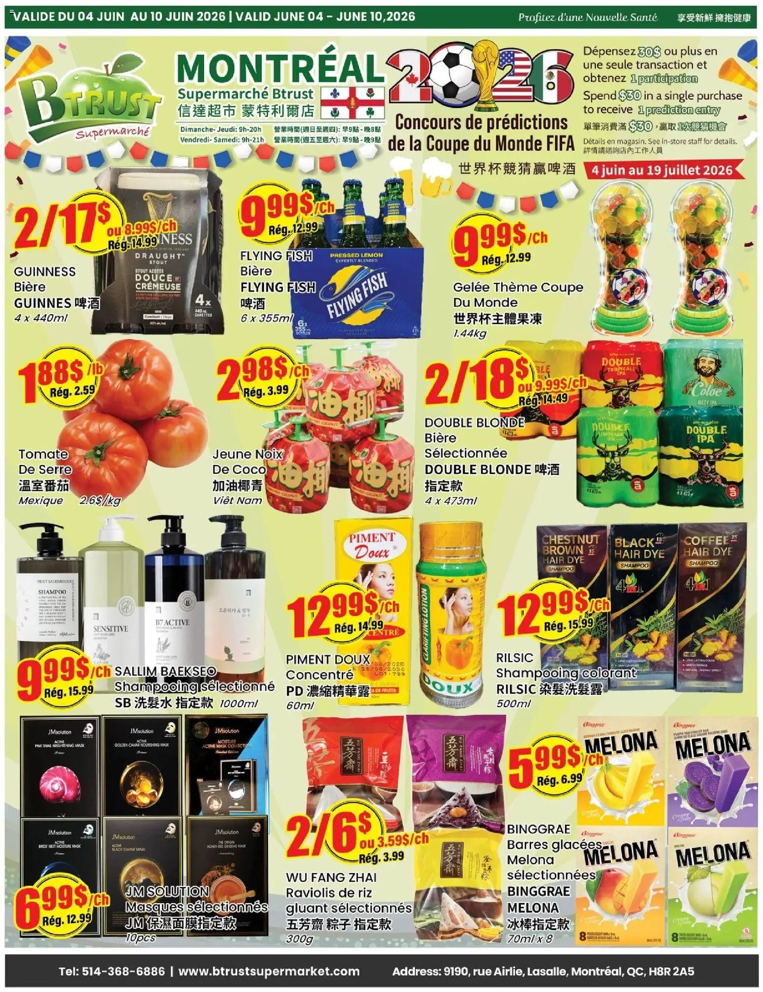 Btrust Supermarket weekly flyer / circulaire