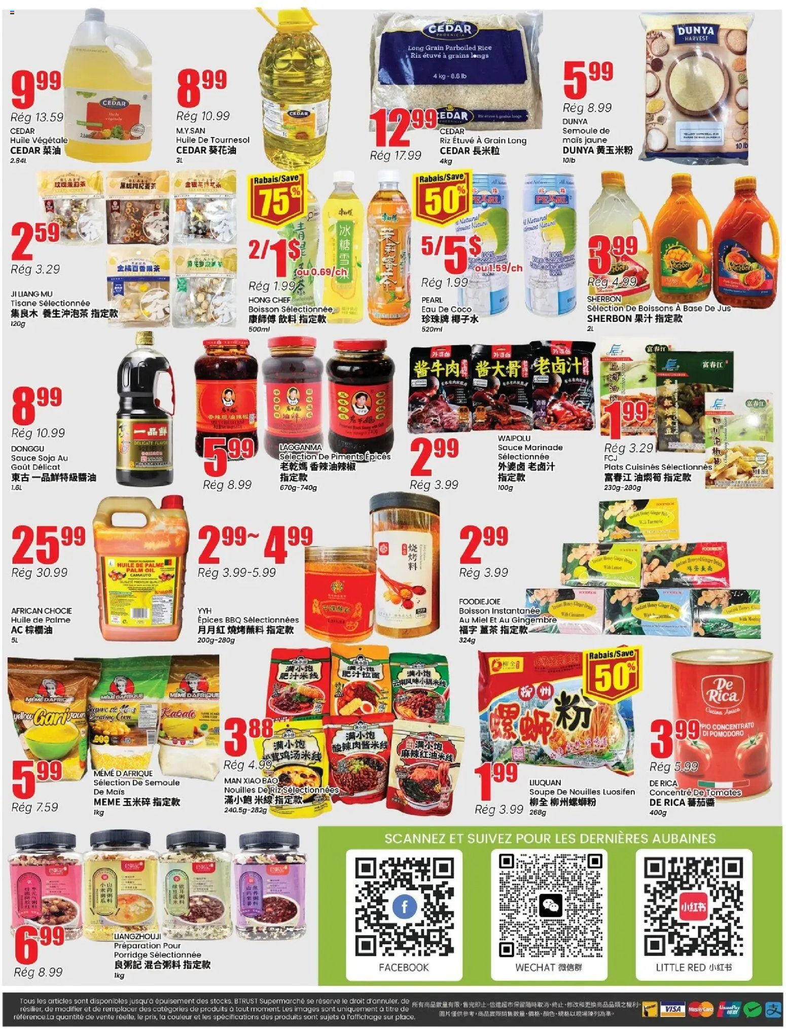 Btrust Supermarket weekly flyer / circulaire