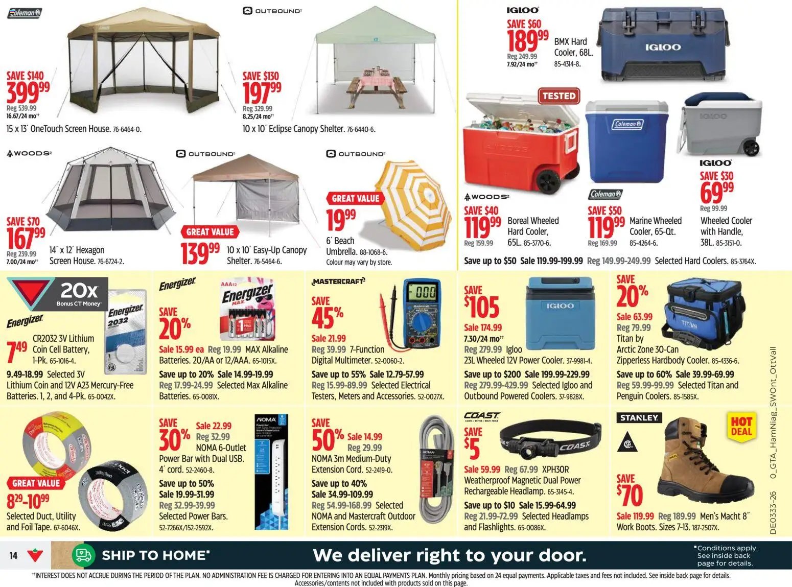 Canadian Tire weekly flyer