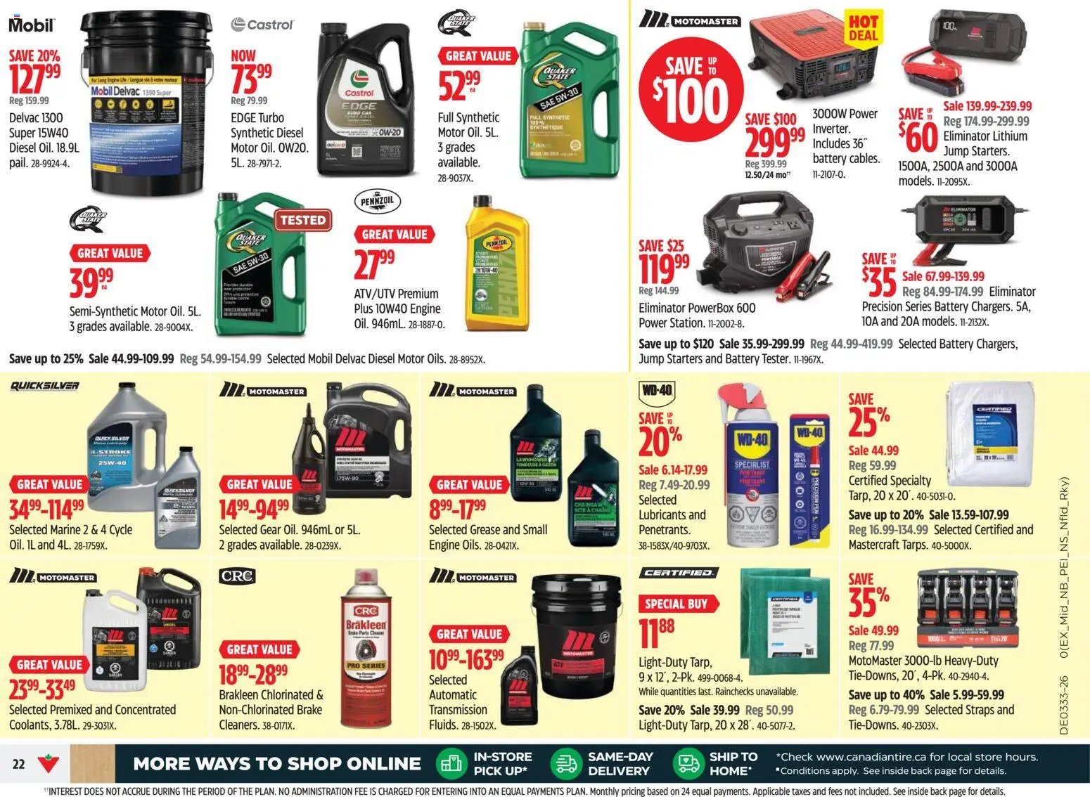 Canadian Tire weekly flyer