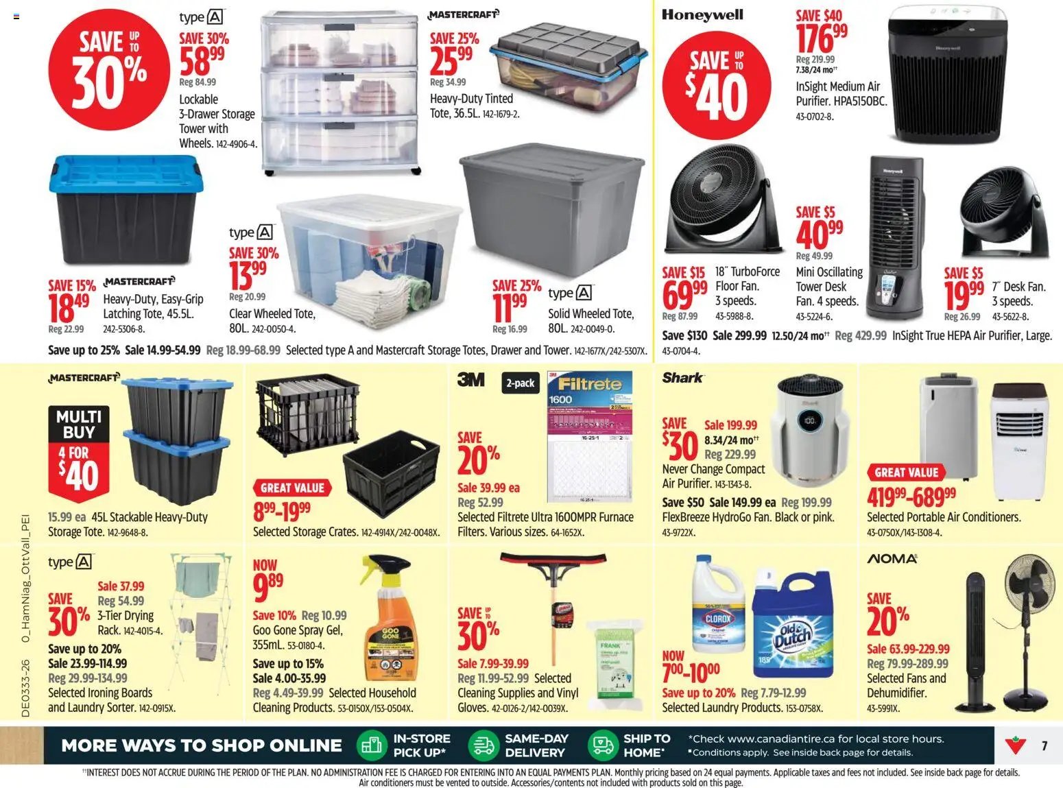 Canadian Tire weekly flyer