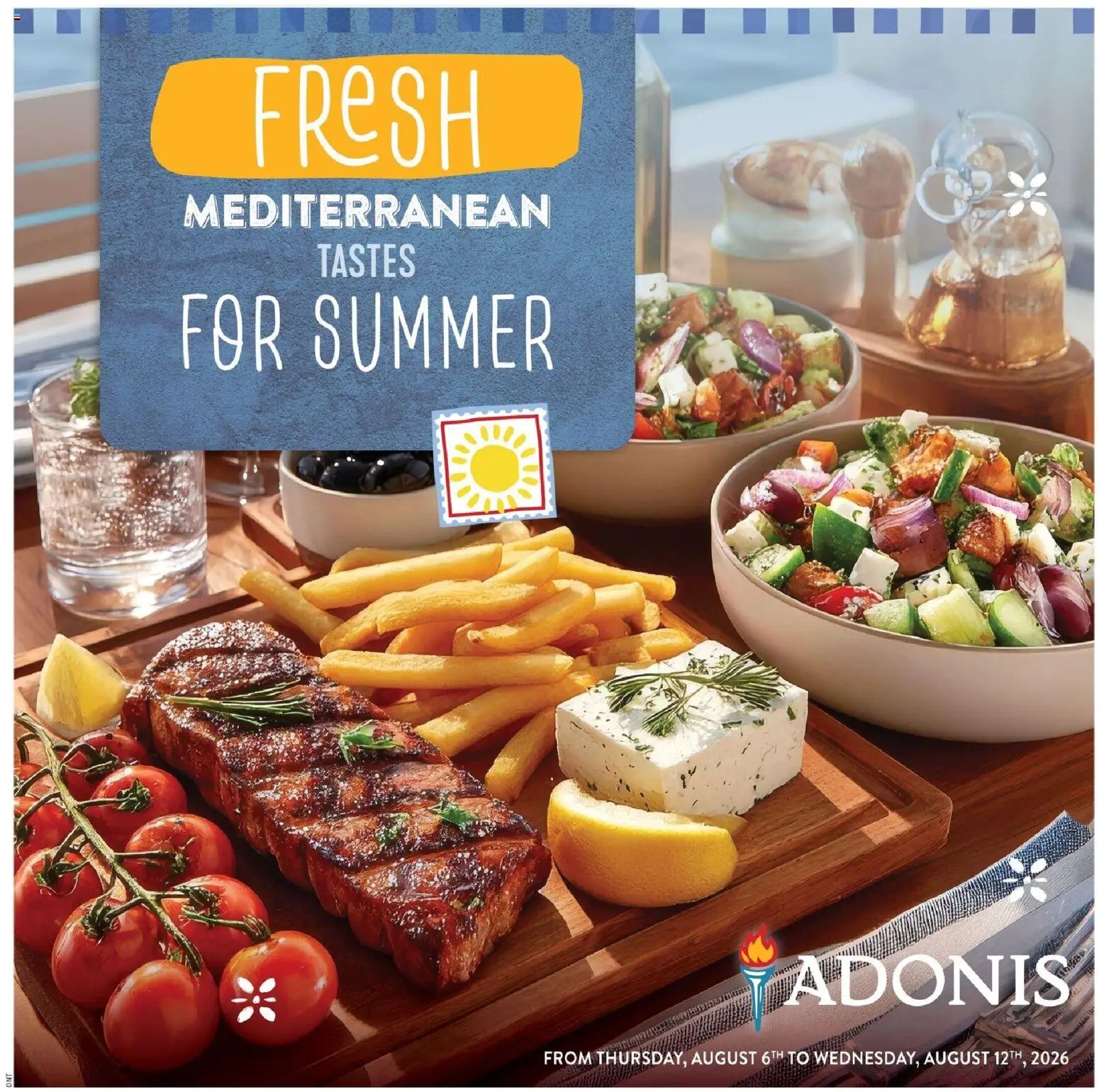 Adonis flyer - Fresh Mediterranean