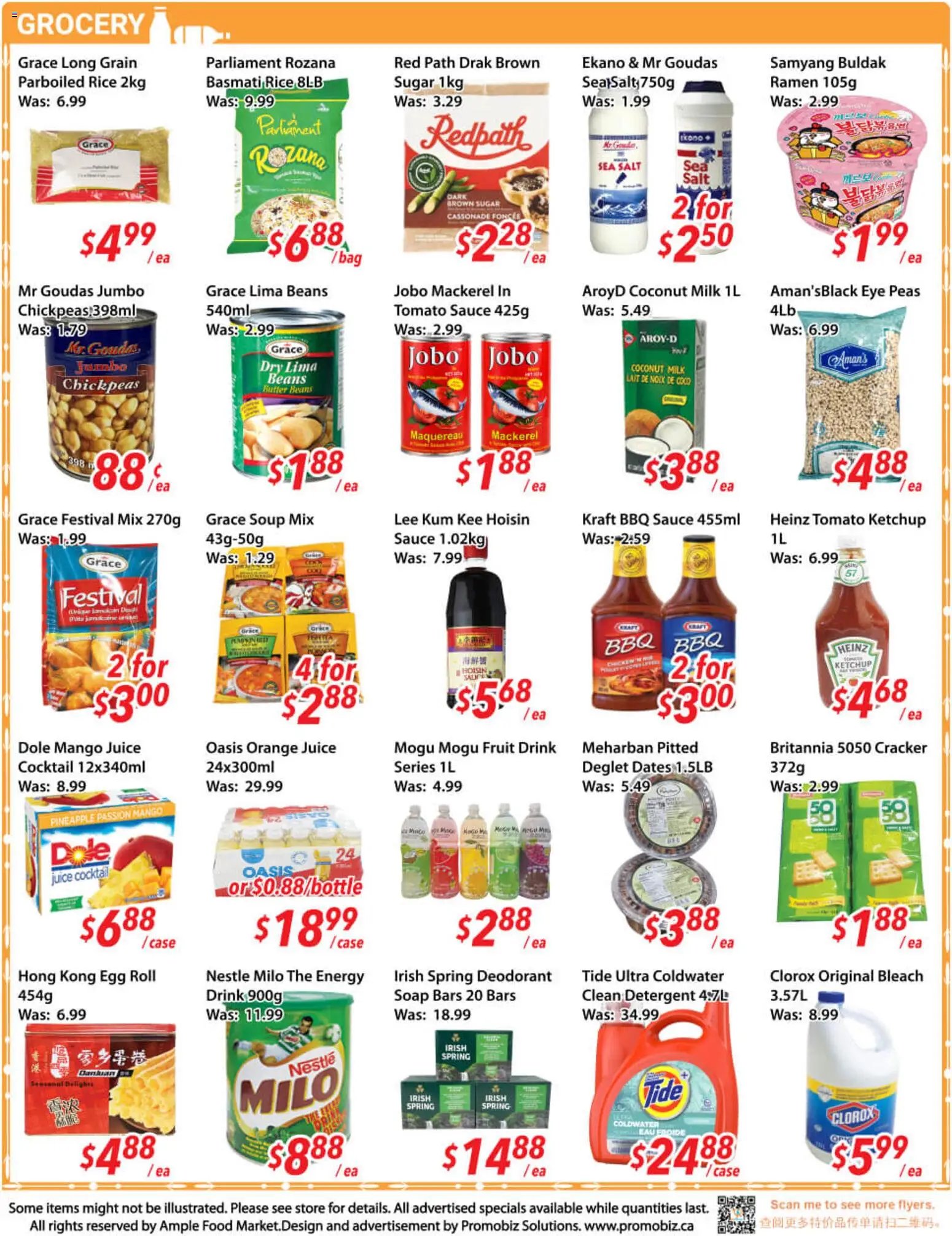 Ample Food Market weekly flyer / circulaire