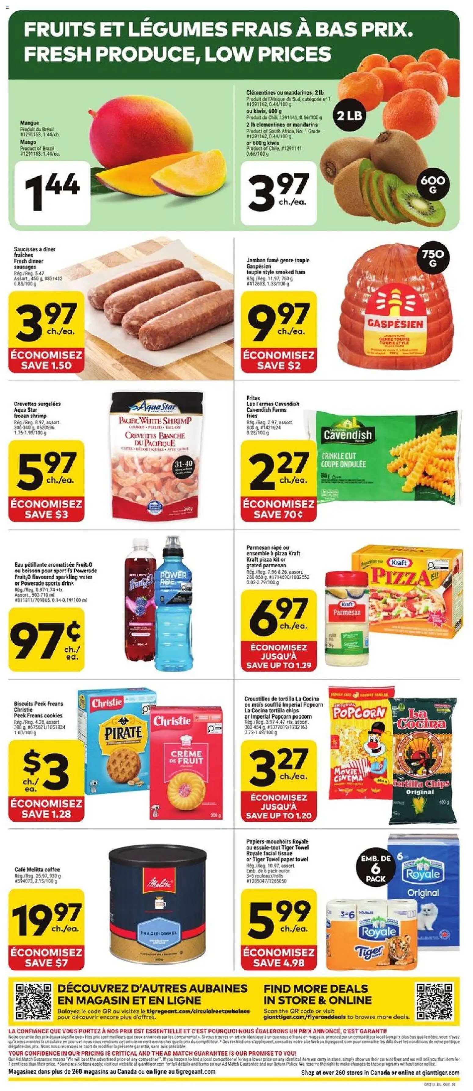 Giant Tiger weekly flyer / circulaire
