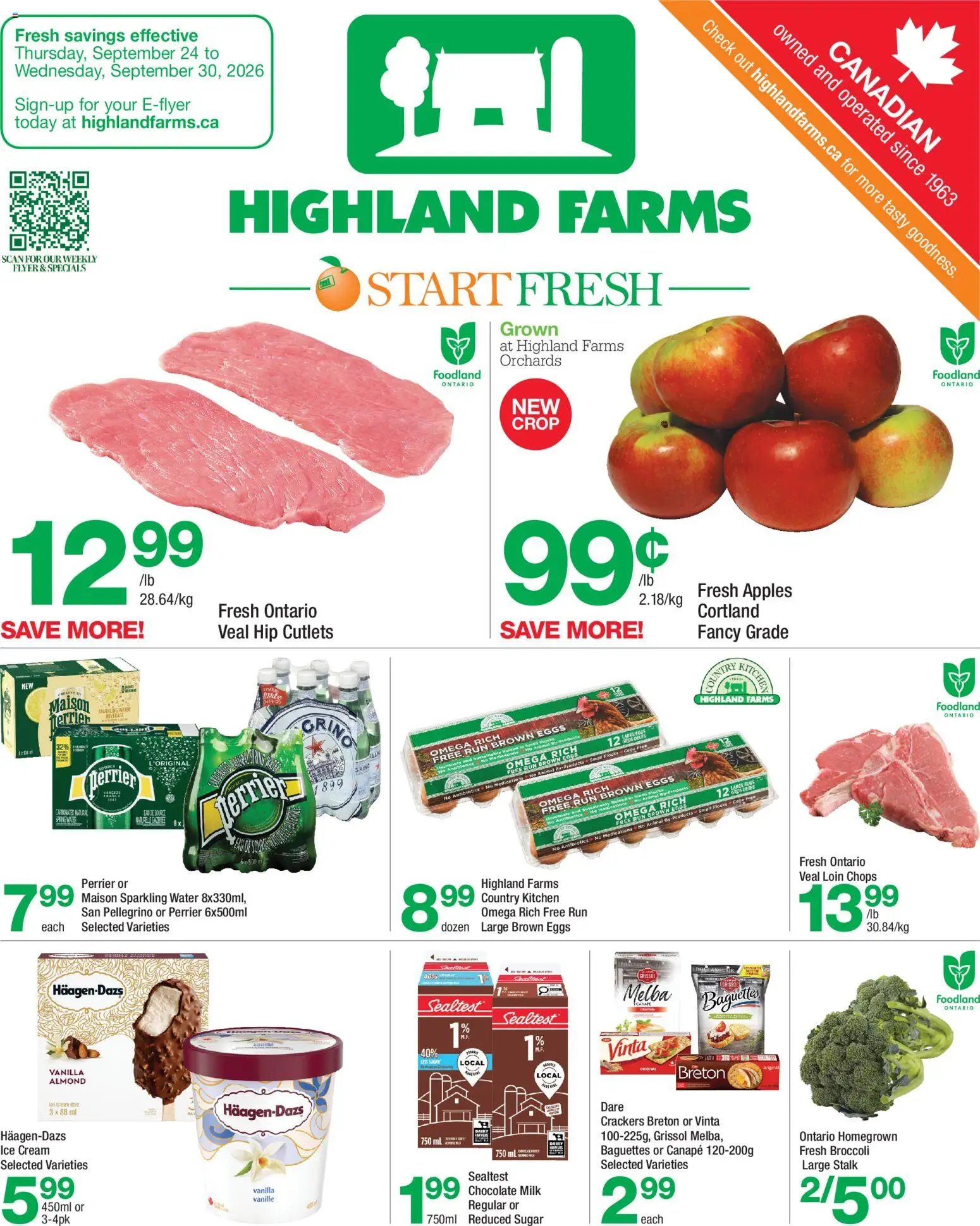 Highland Farms weekly flyer / circulaire