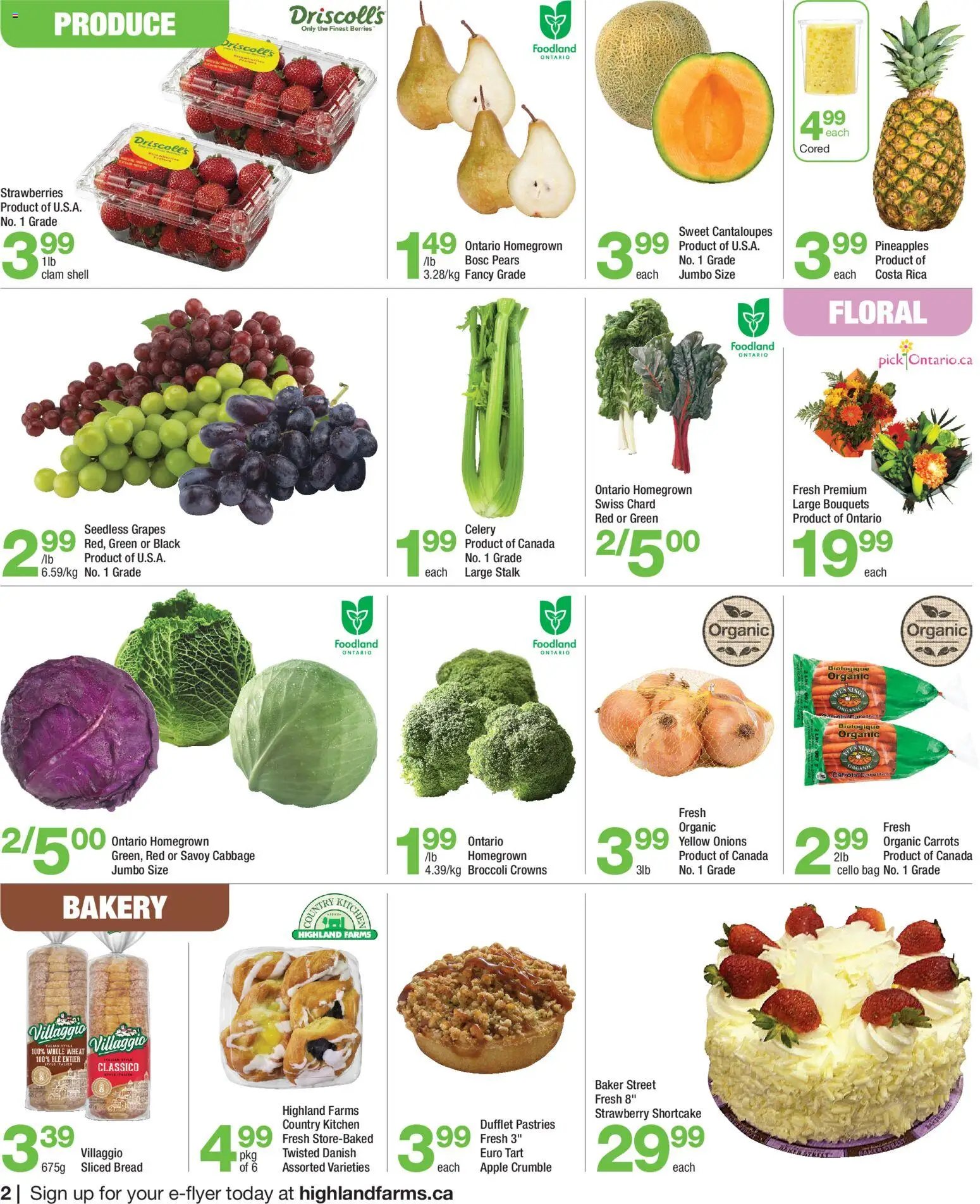 Highland Farms weekly flyer / circulaire