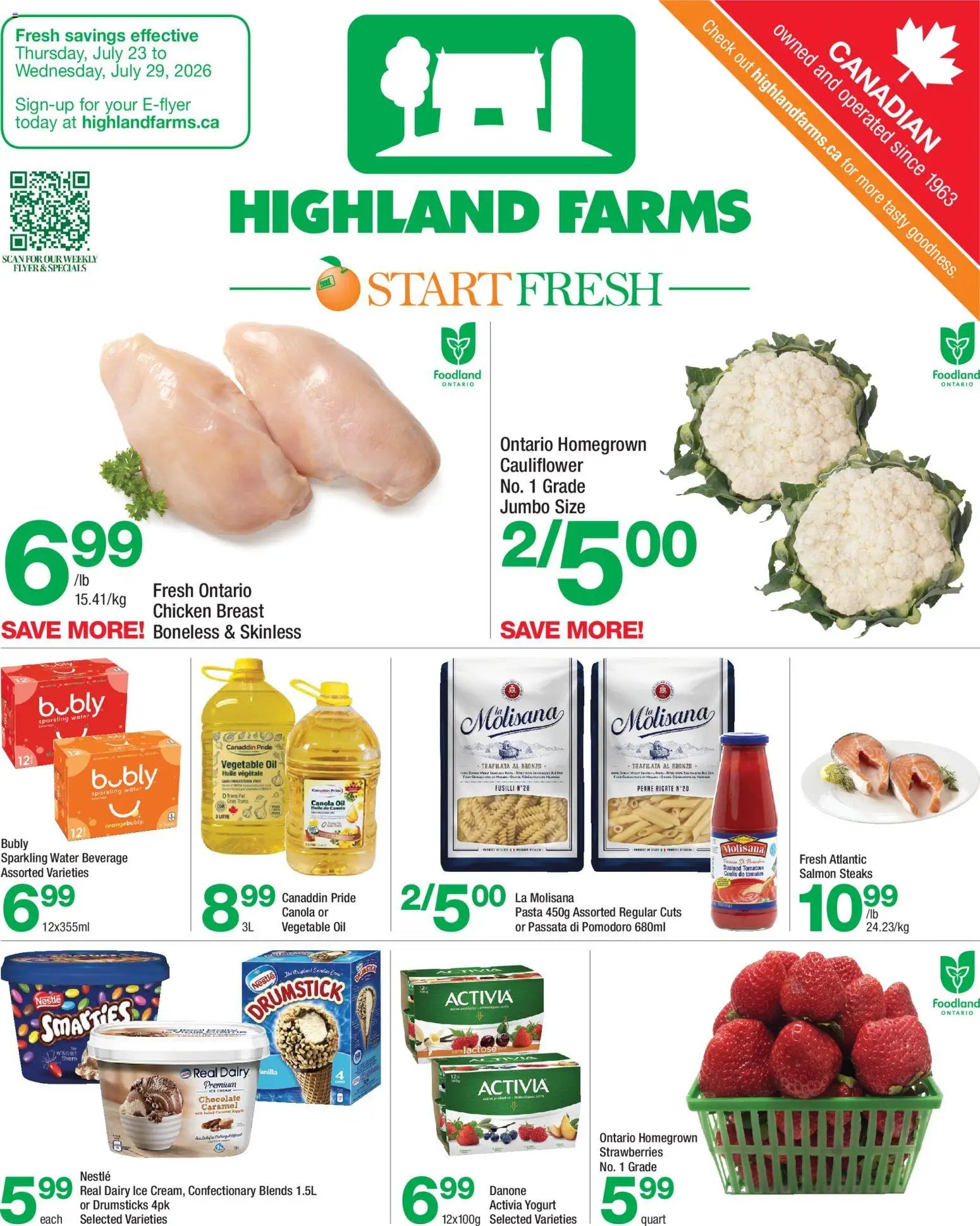 Highland Farms weekly flyer / circulaire