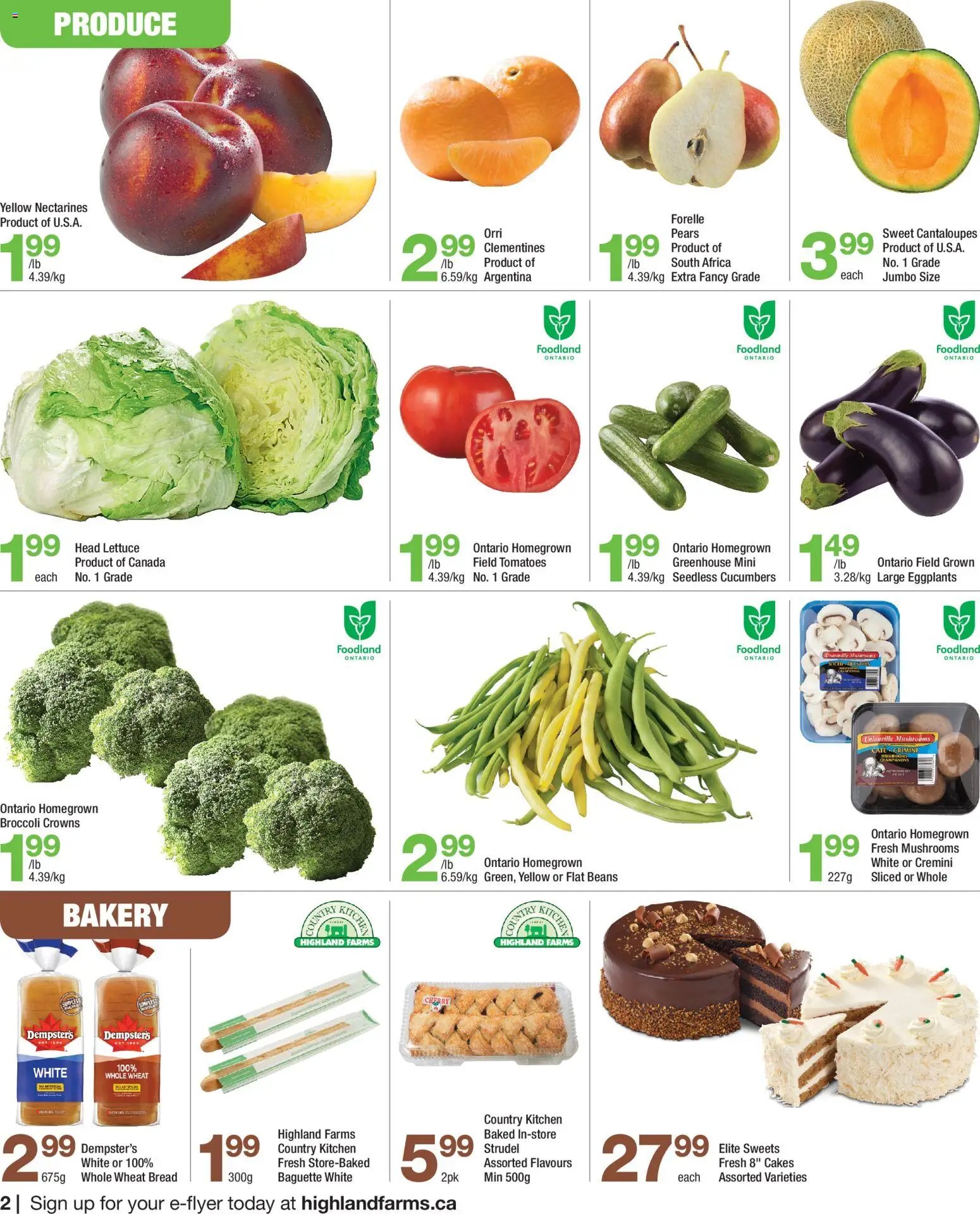 Highland Farms weekly flyer / circulaire