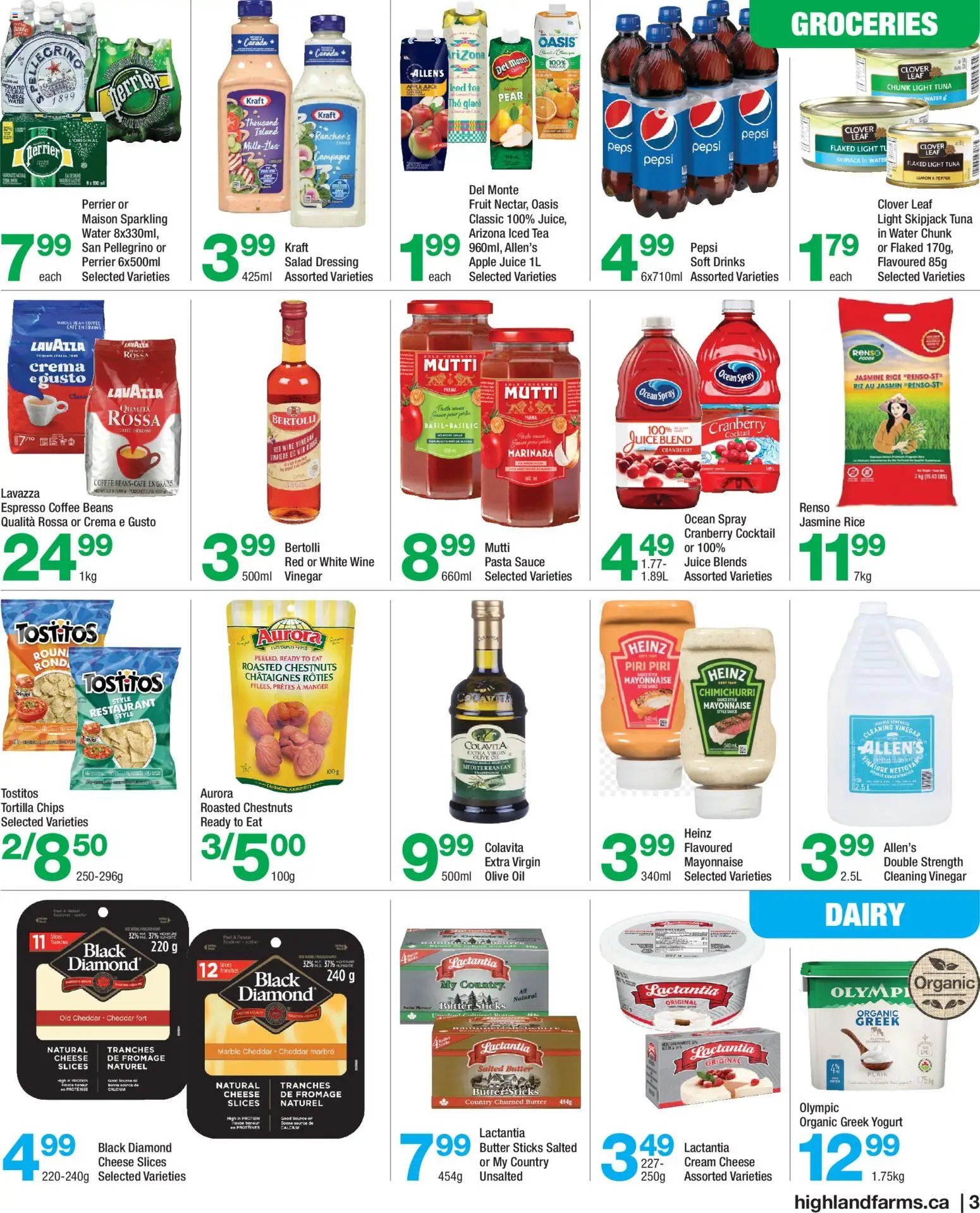 Highland Farms weekly flyer / circulaire