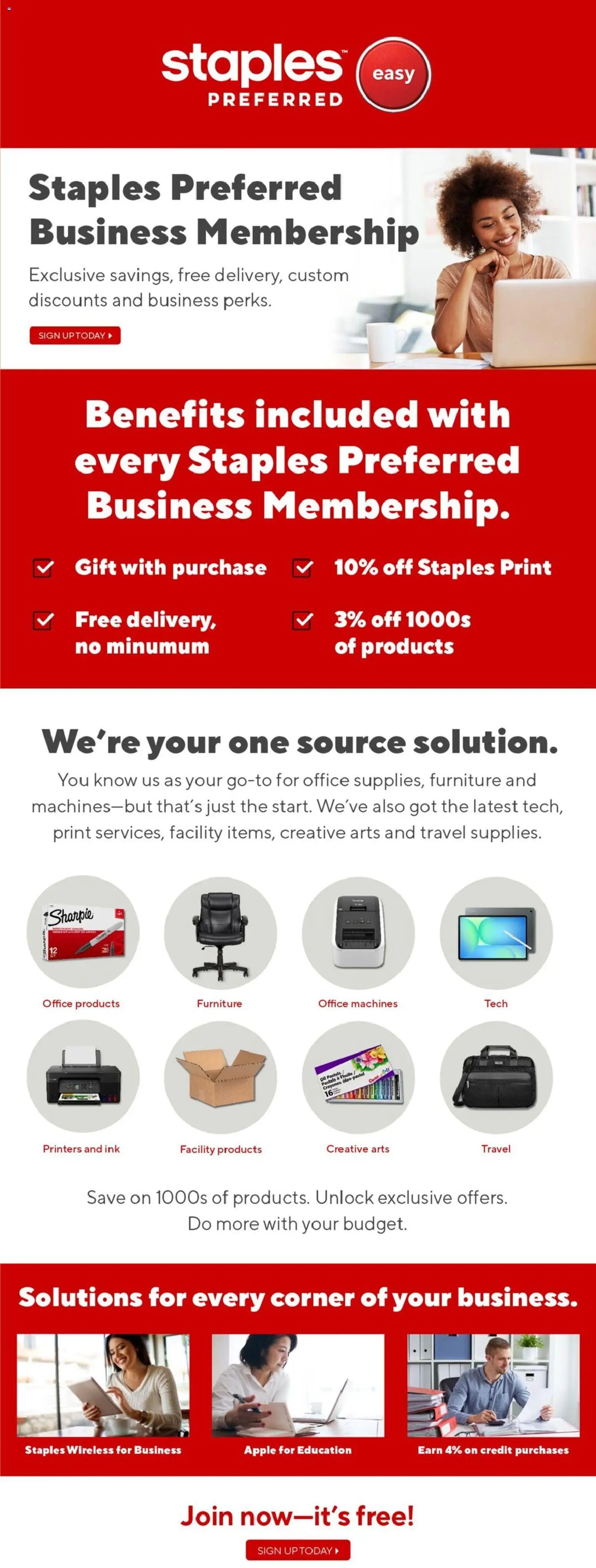 Staples weekly flyer / circulaire