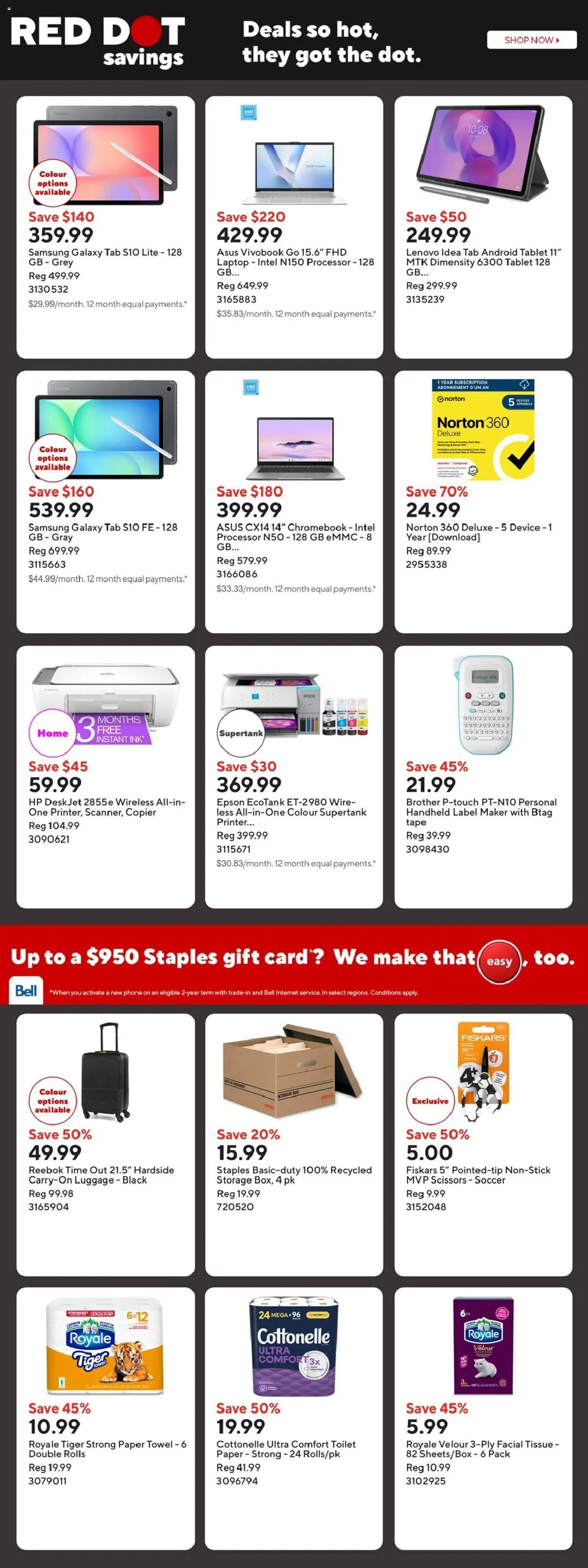 Staples weekly flyer / circulaire