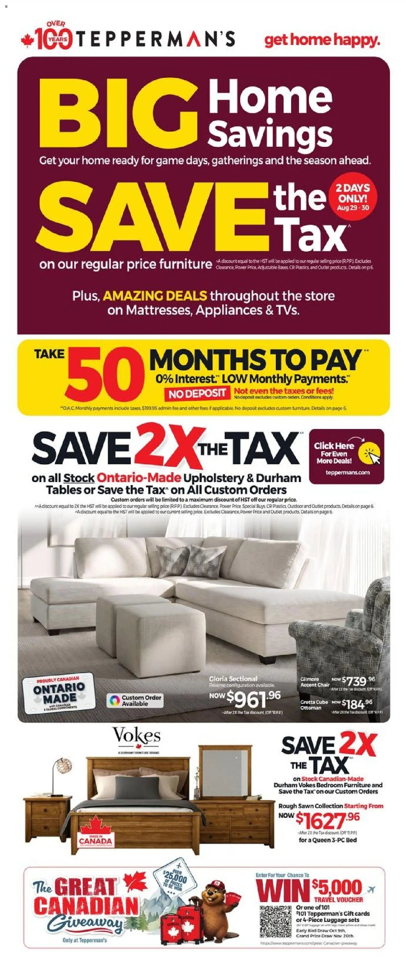 Tepperman's weekly flyer / circulaire