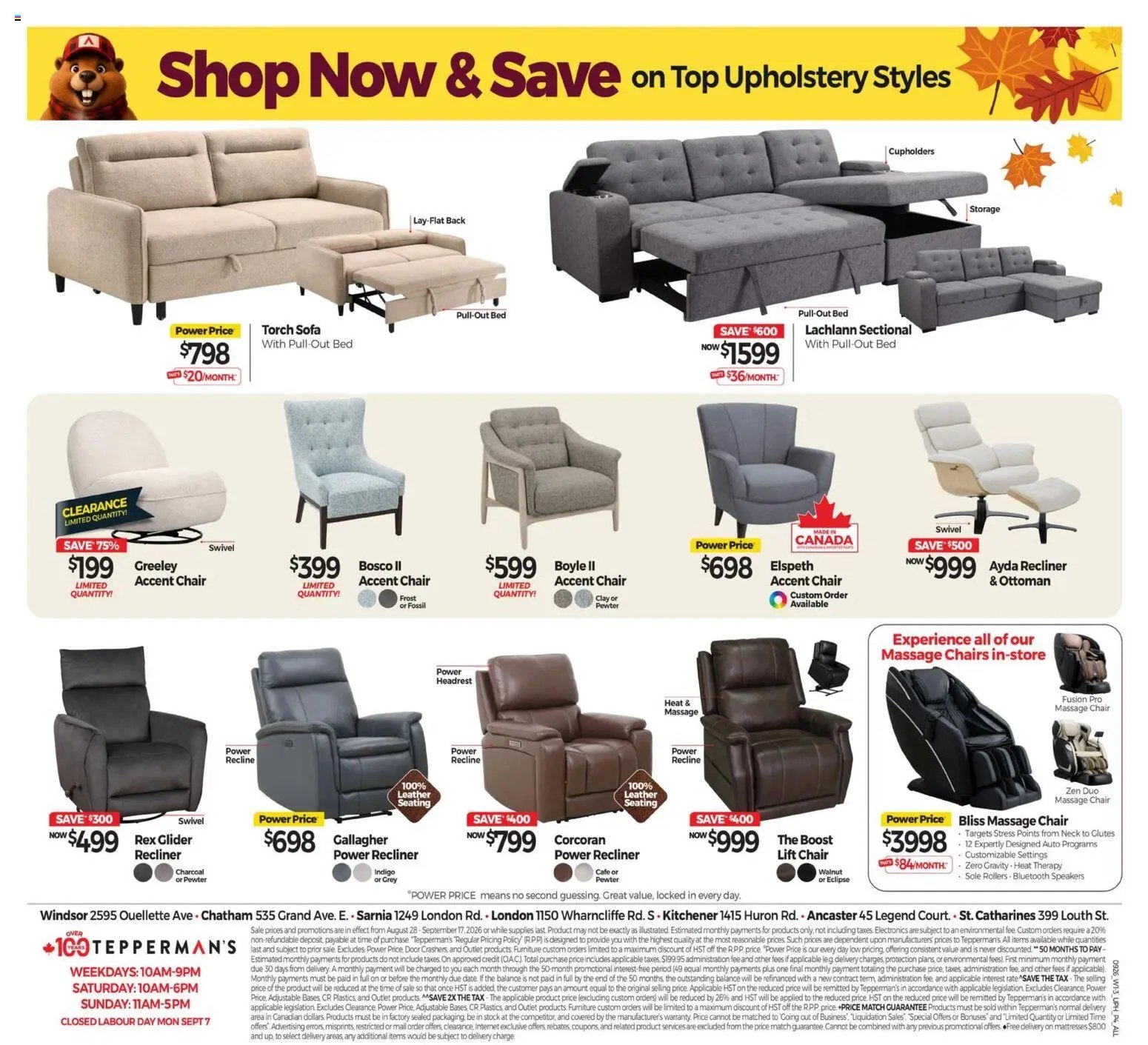 Tepperman's weekly flyer / circulaire
