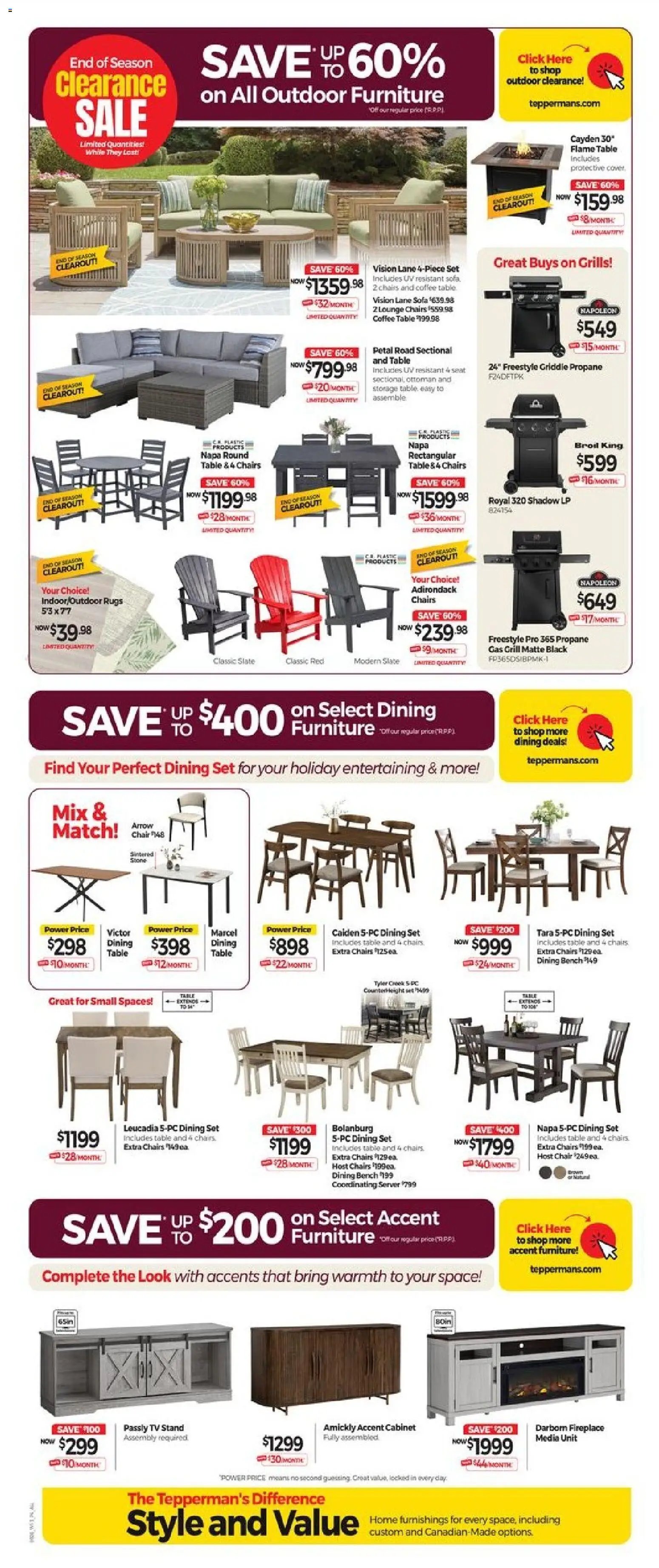 Tepperman's weekly flyer / circulaire