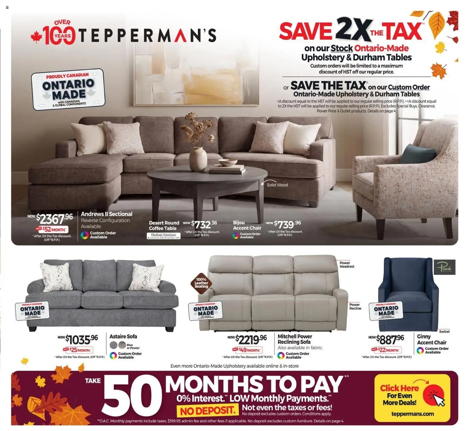 Tepperman's weekly flyer / circulaire