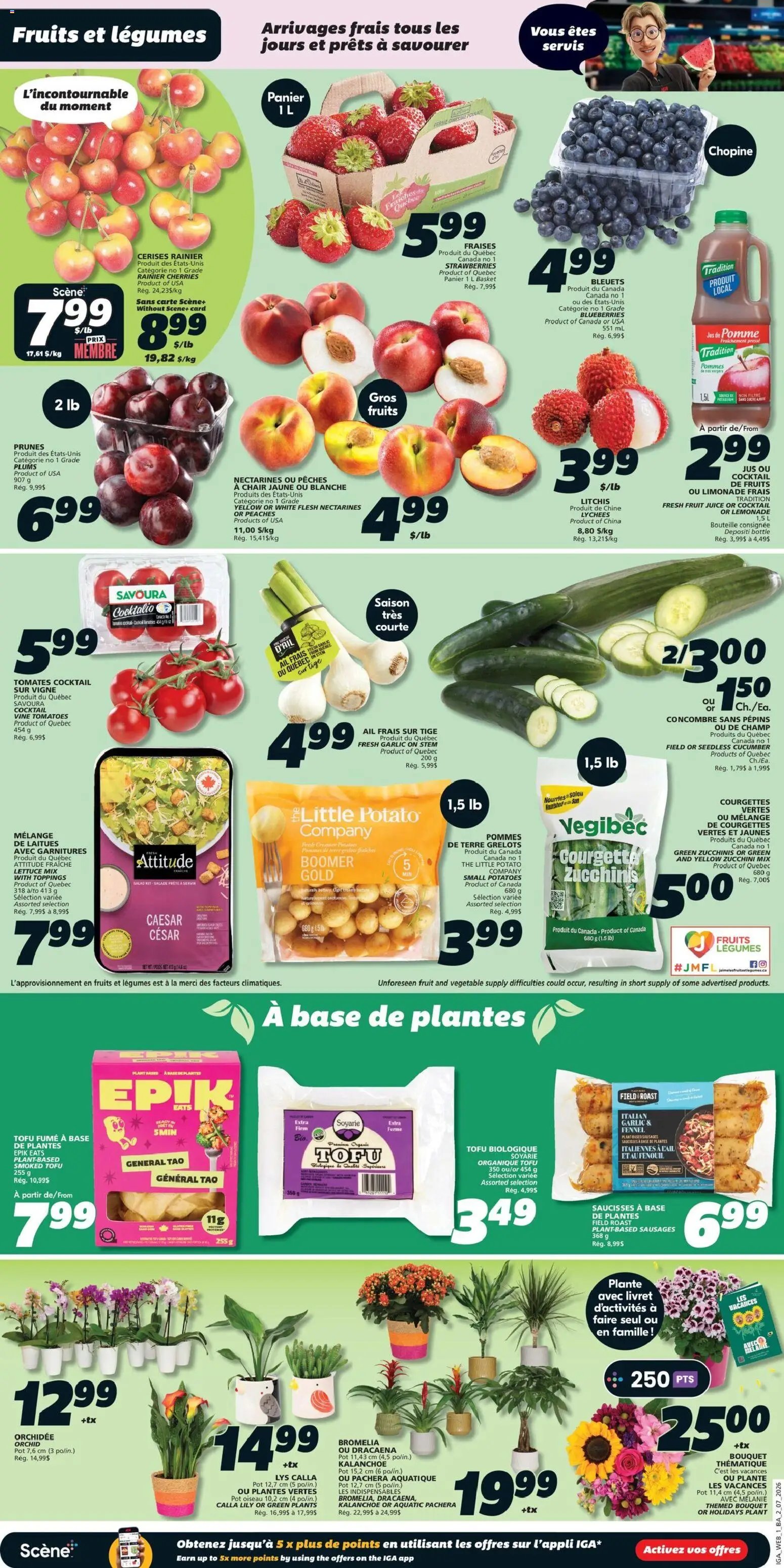 IGA weekly flyer / circulaire