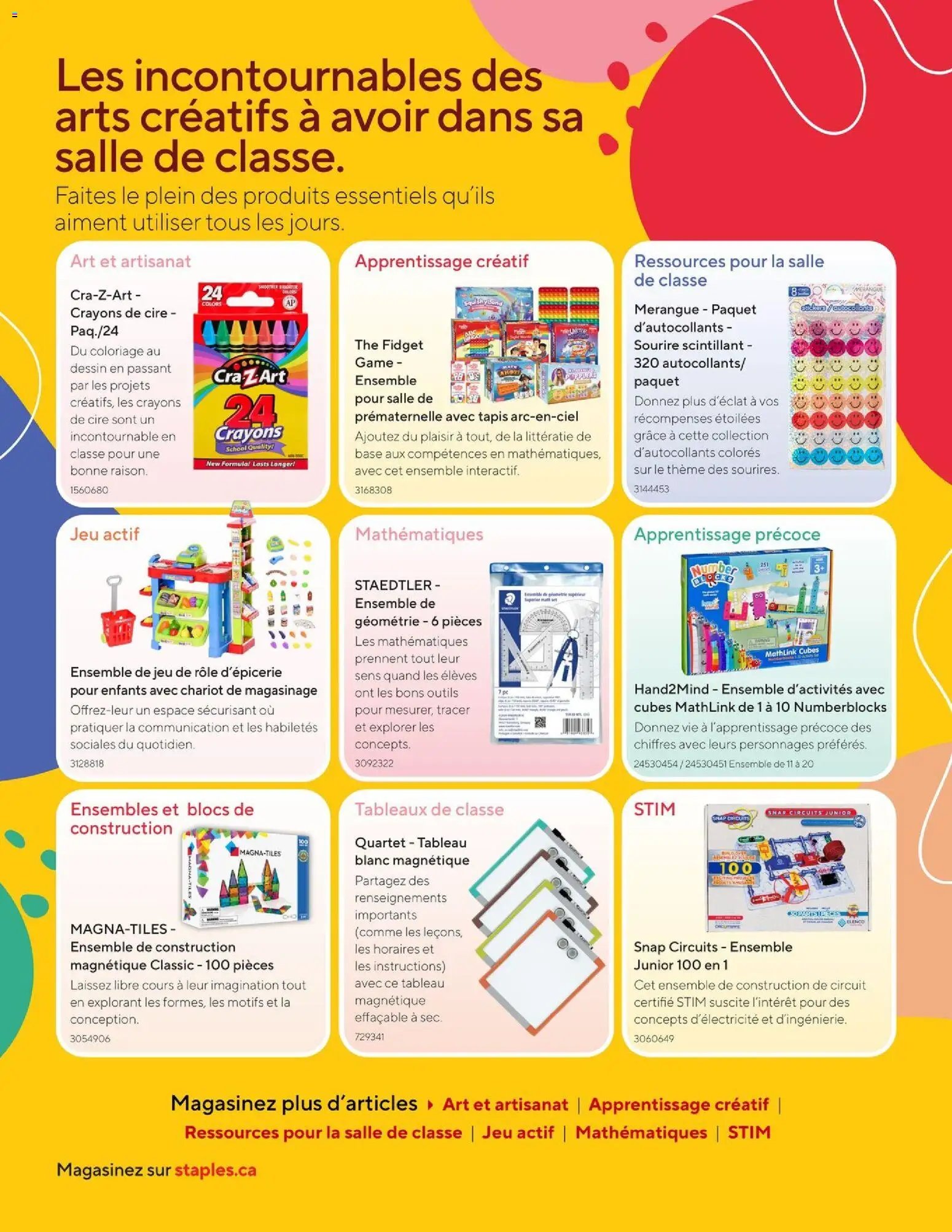 Staples circulaire - Bulletin d'information trimestriel