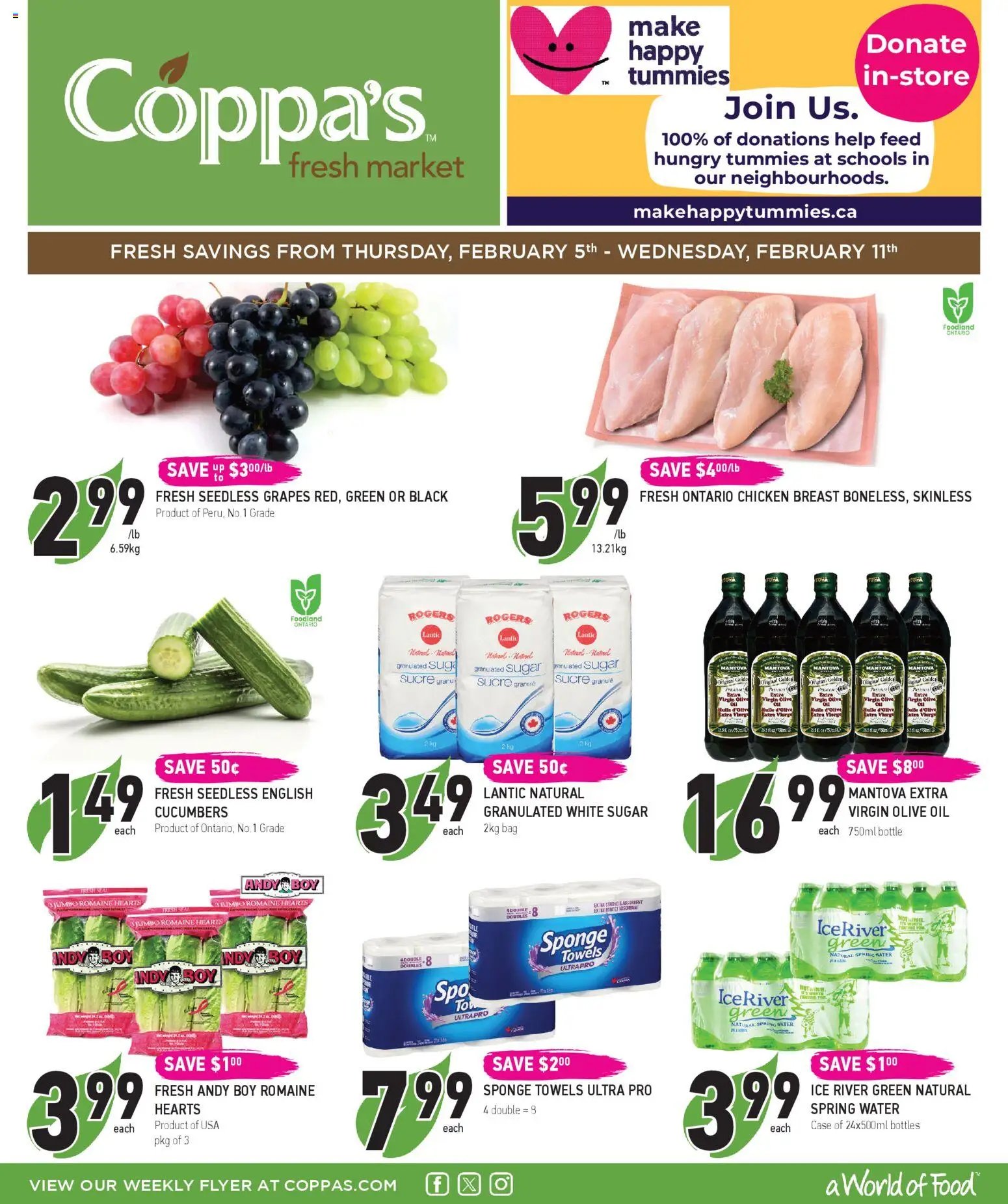 Coppas Fresh Market weekly flyer / circulaire