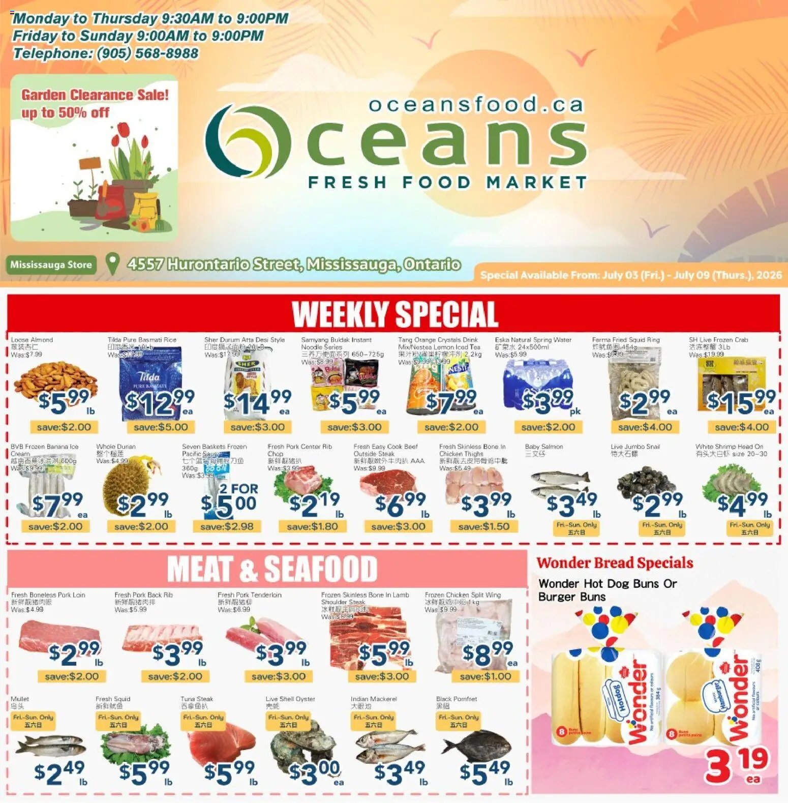 Oceans weekly flyer - Mississauga