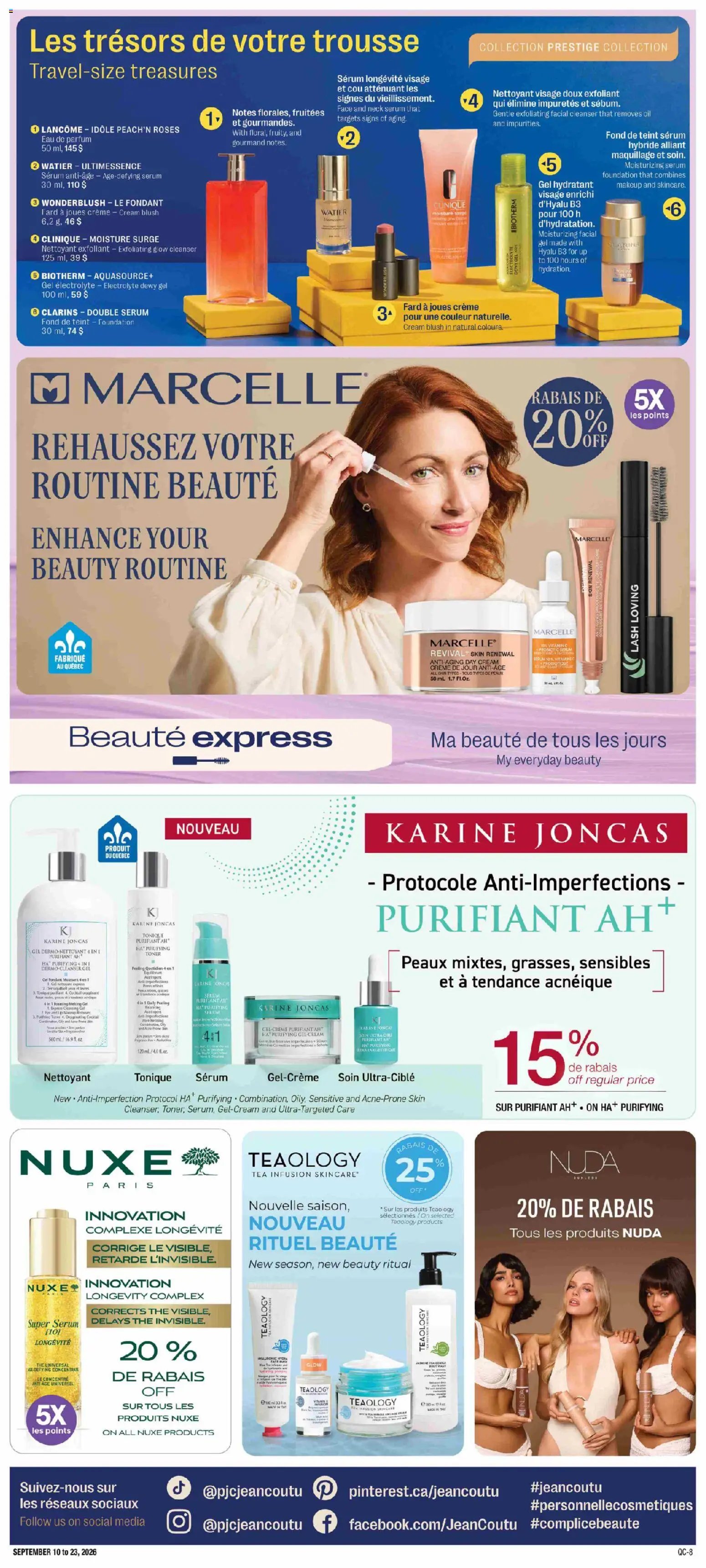Jean Coutu - Encart Beauté