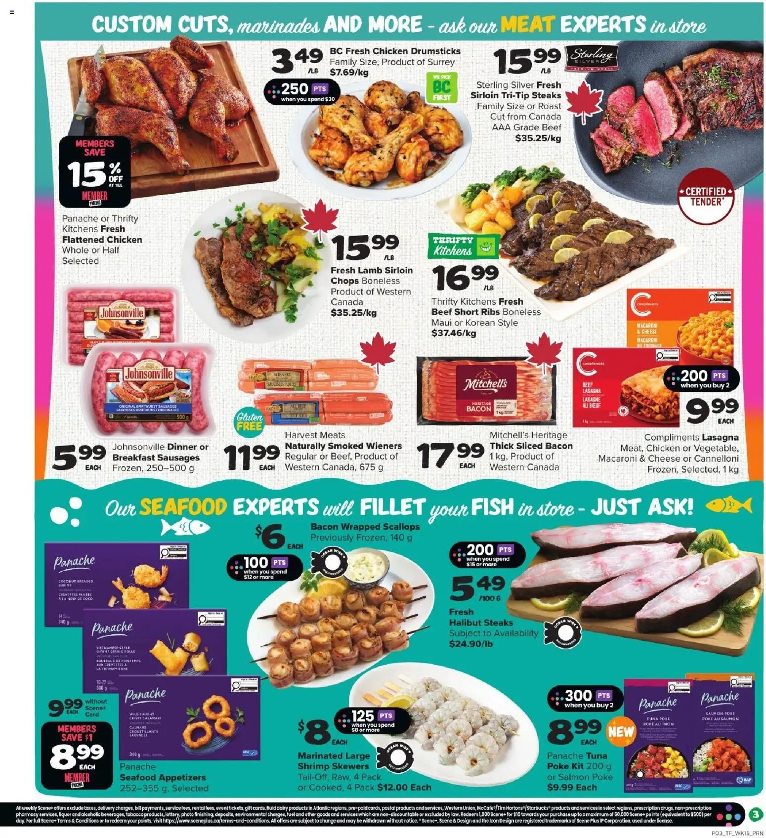 Thrifty Foods weekly flyer / circulaire