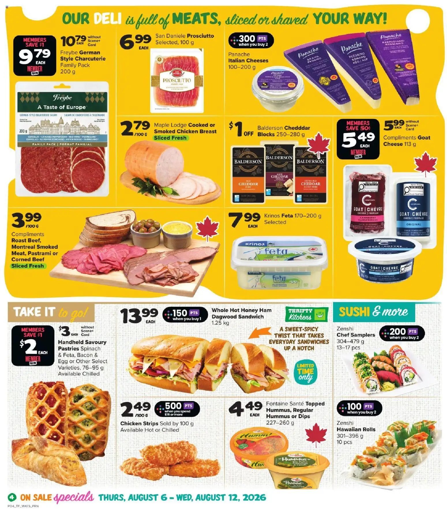 Thrifty Foods weekly flyer / circulaire