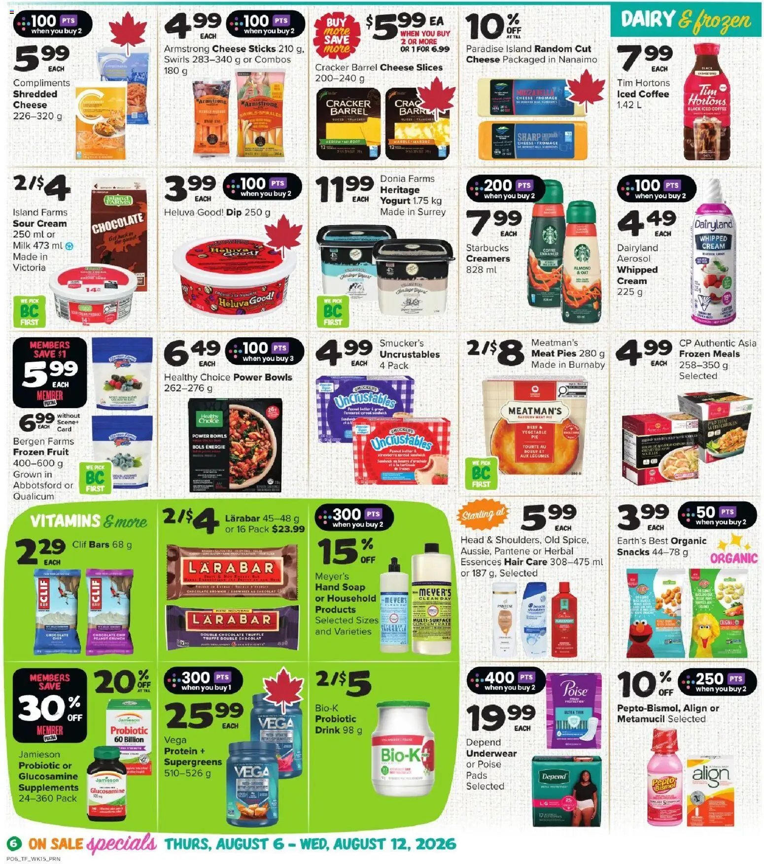 Thrifty Foods weekly flyer / circulaire