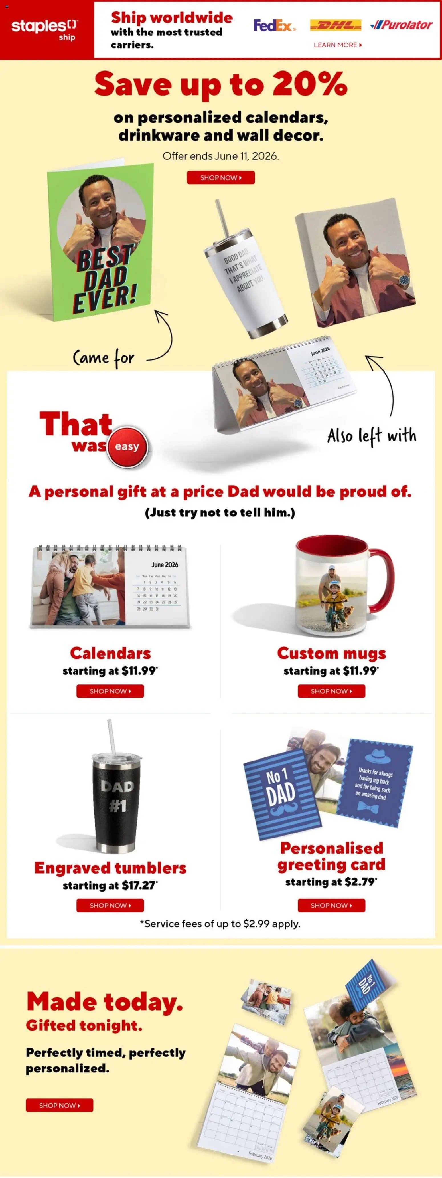 Staples weekly flyer / circulaire