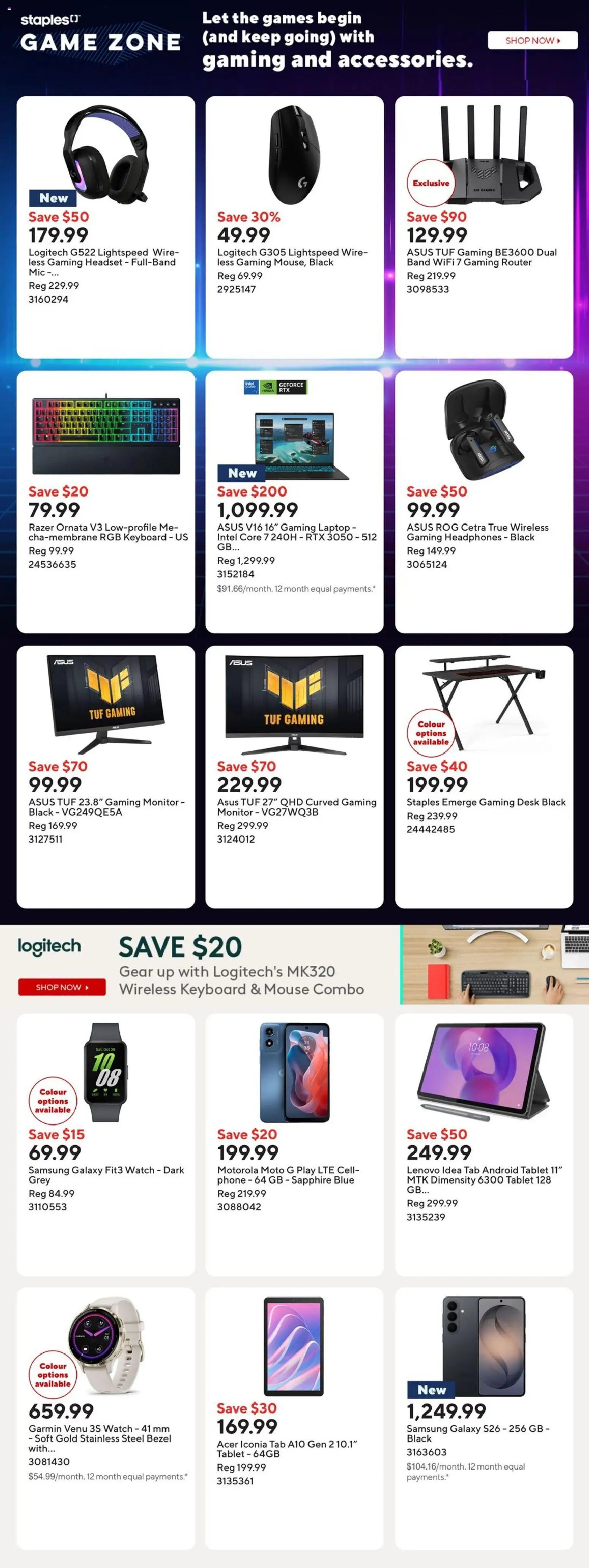 Staples weekly flyer / circulaire