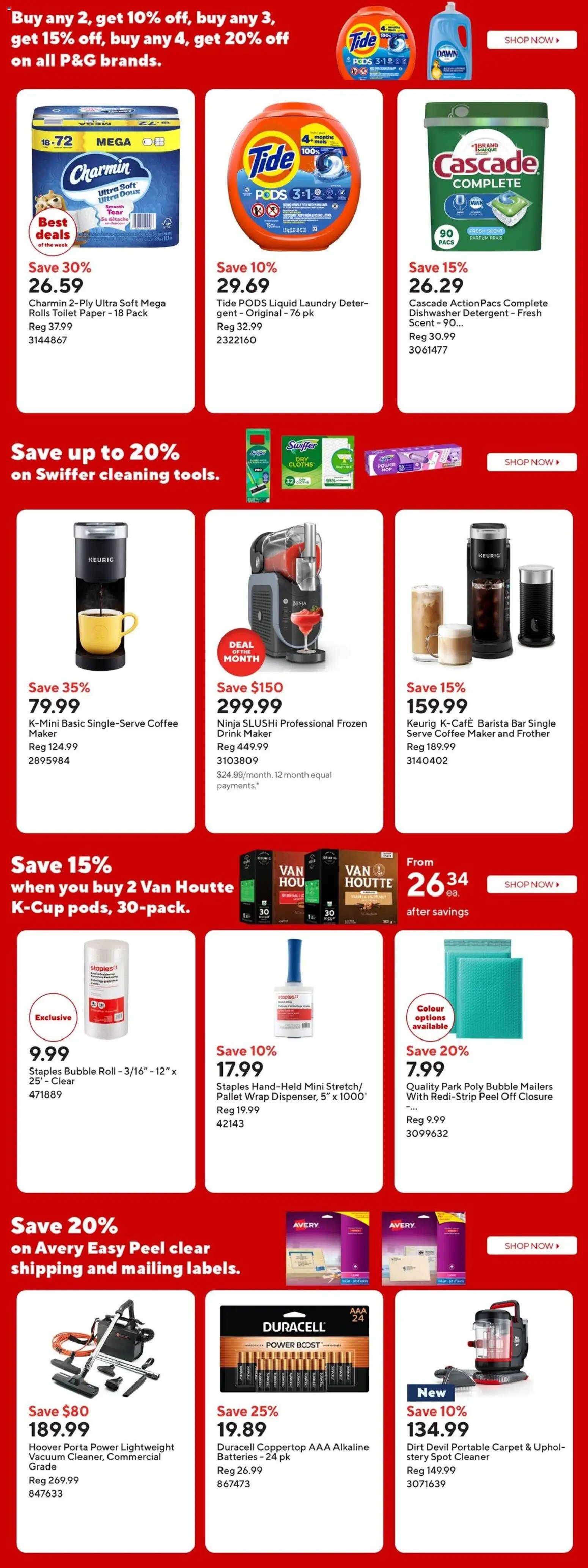 Staples weekly flyer / circulaire