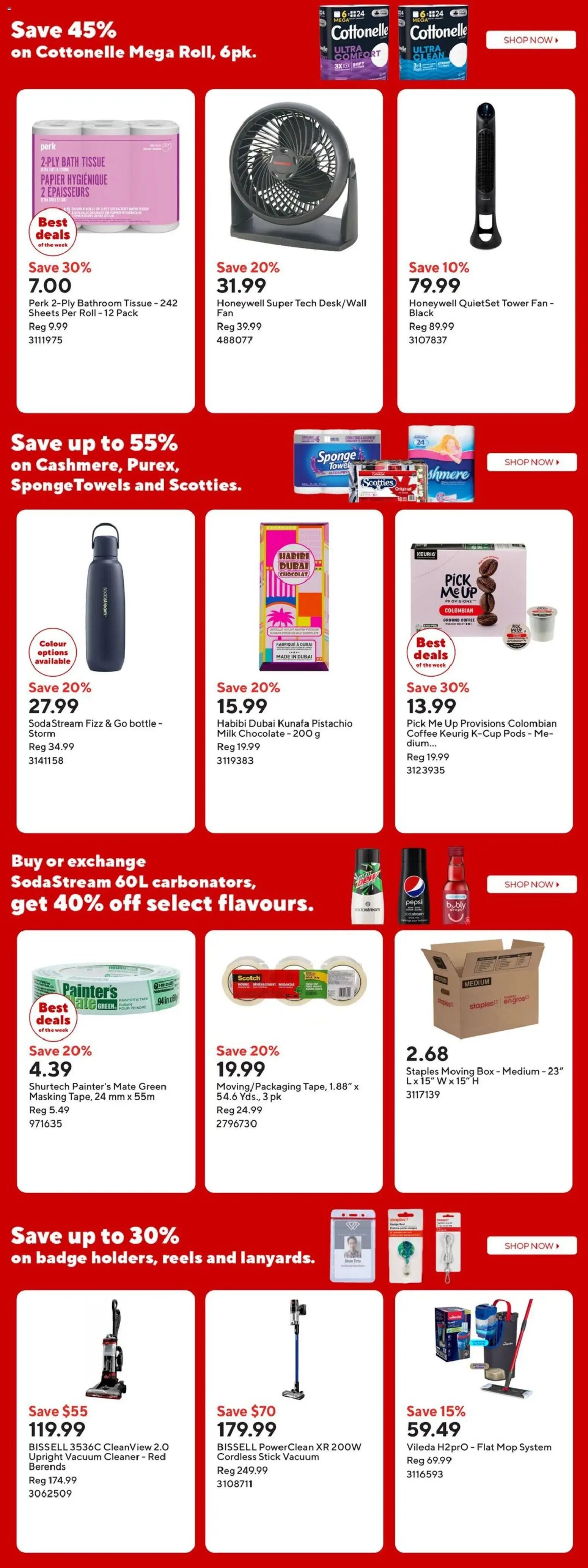 Staples weekly flyer / circulaire