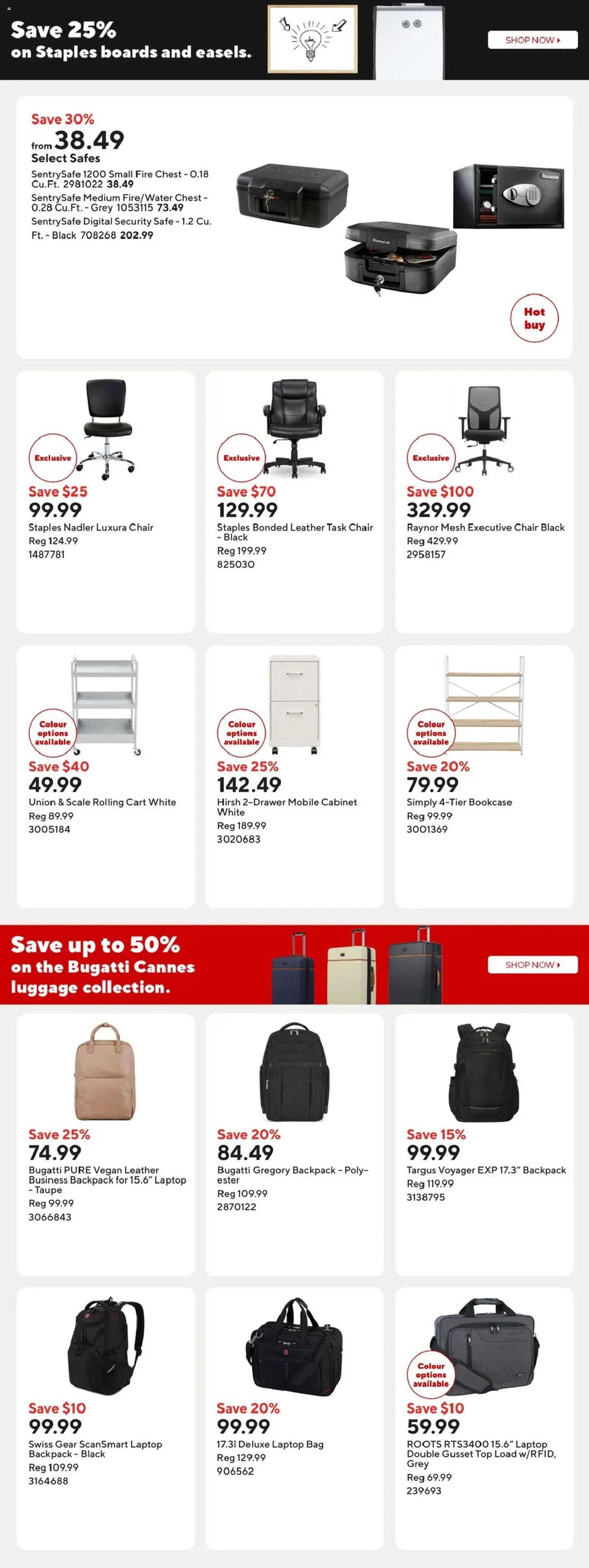 Staples weekly flyer / circulaire