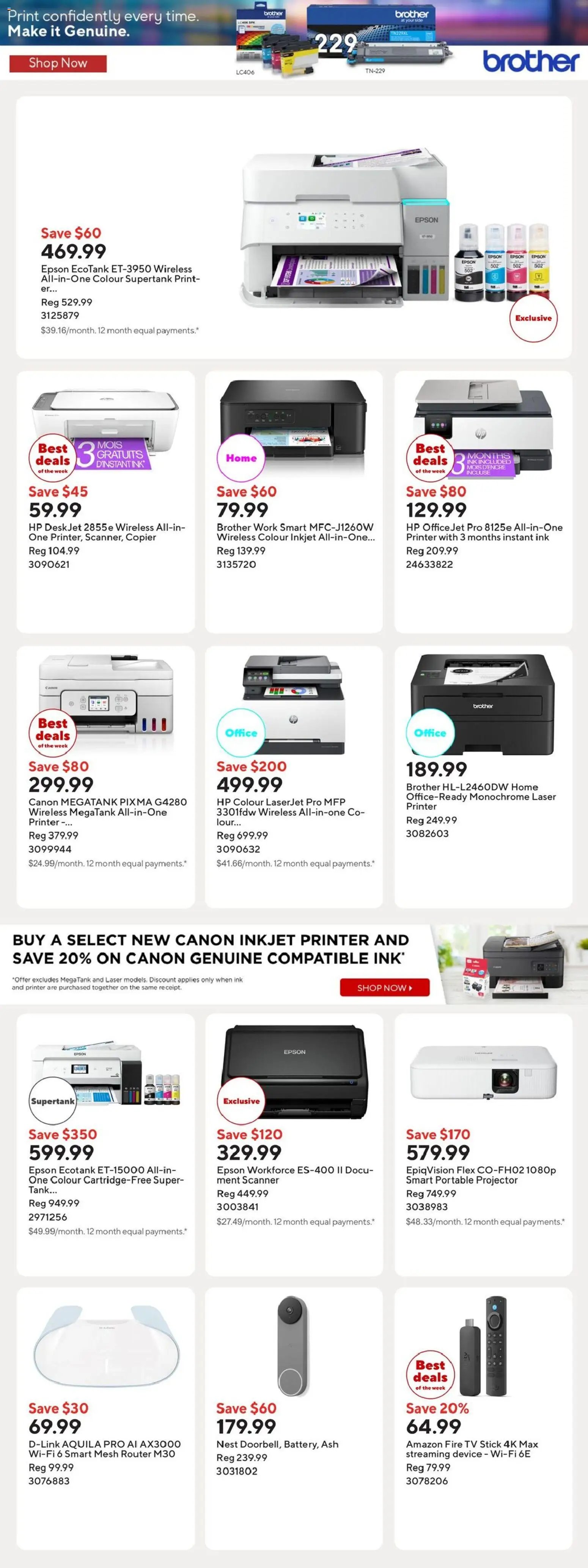 Staples weekly flyer / circulaire