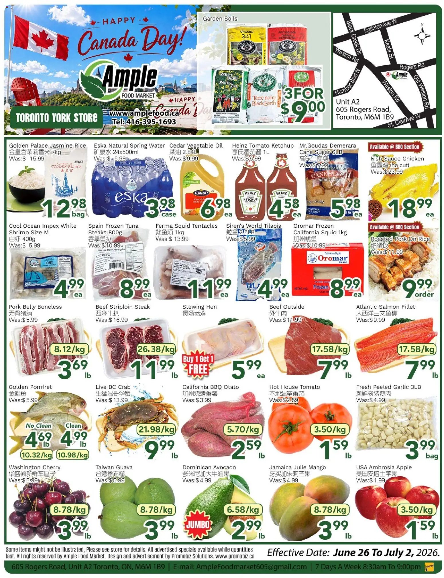 Ample Food Market  weekly flyer Toronto York